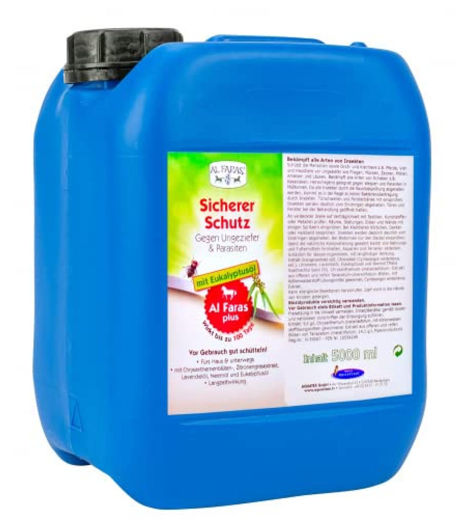 AL FARAS insect repellent for environment & surfaces 5l! New with eucalyptus oil!