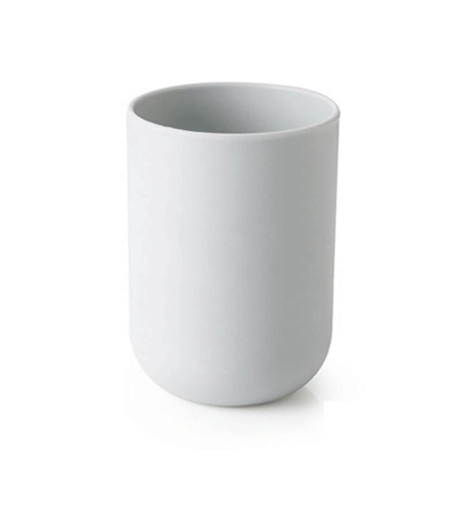 Digjobk Cute Toothbrush Mug - Gray Tooth Cup for Kitchen & Bathroom Accessories | Good Morning Oral Cup - Buy Online on GoSupps.com
