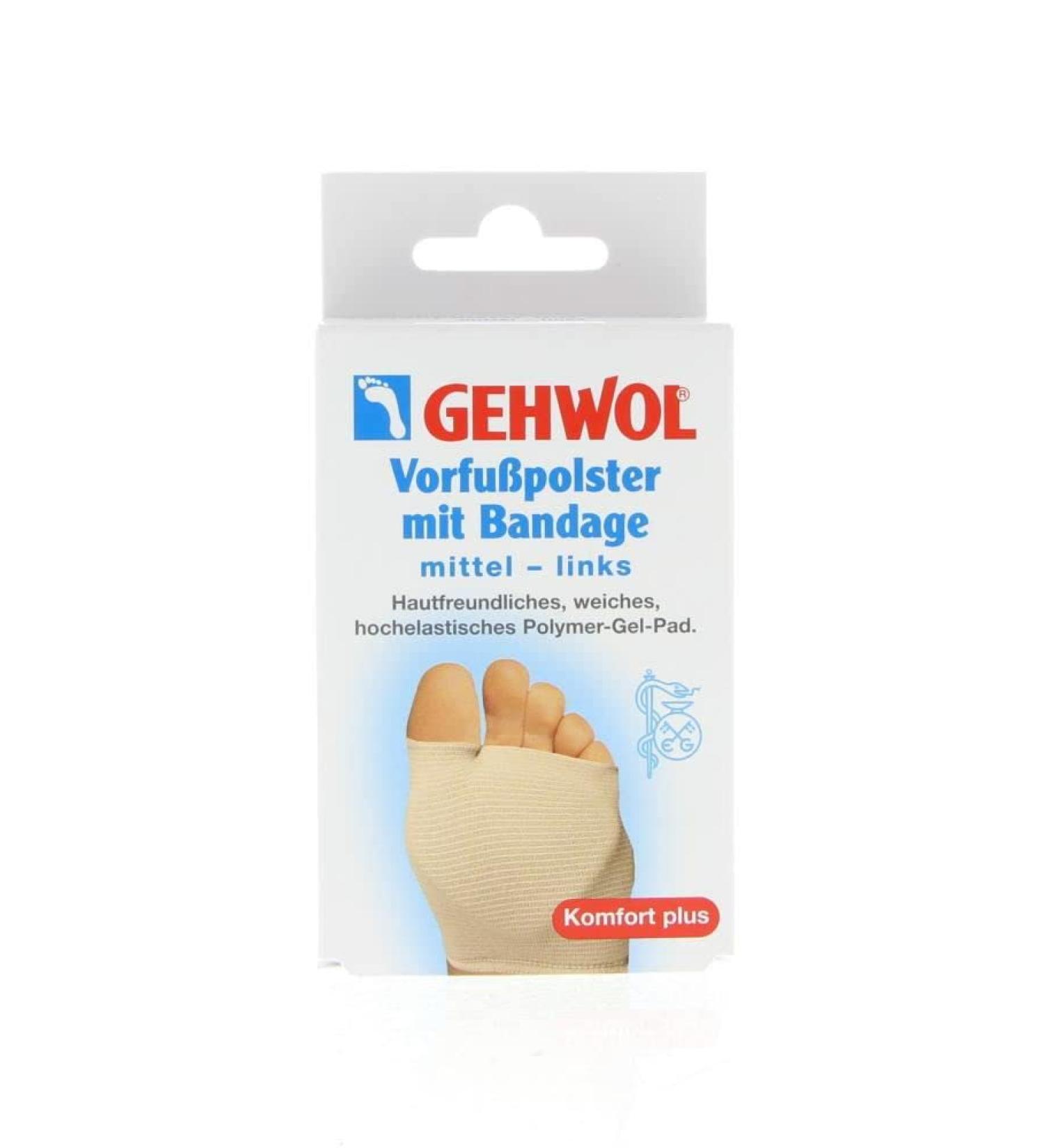 GEHWOL forefoot pad with bandage left medium 1 piece