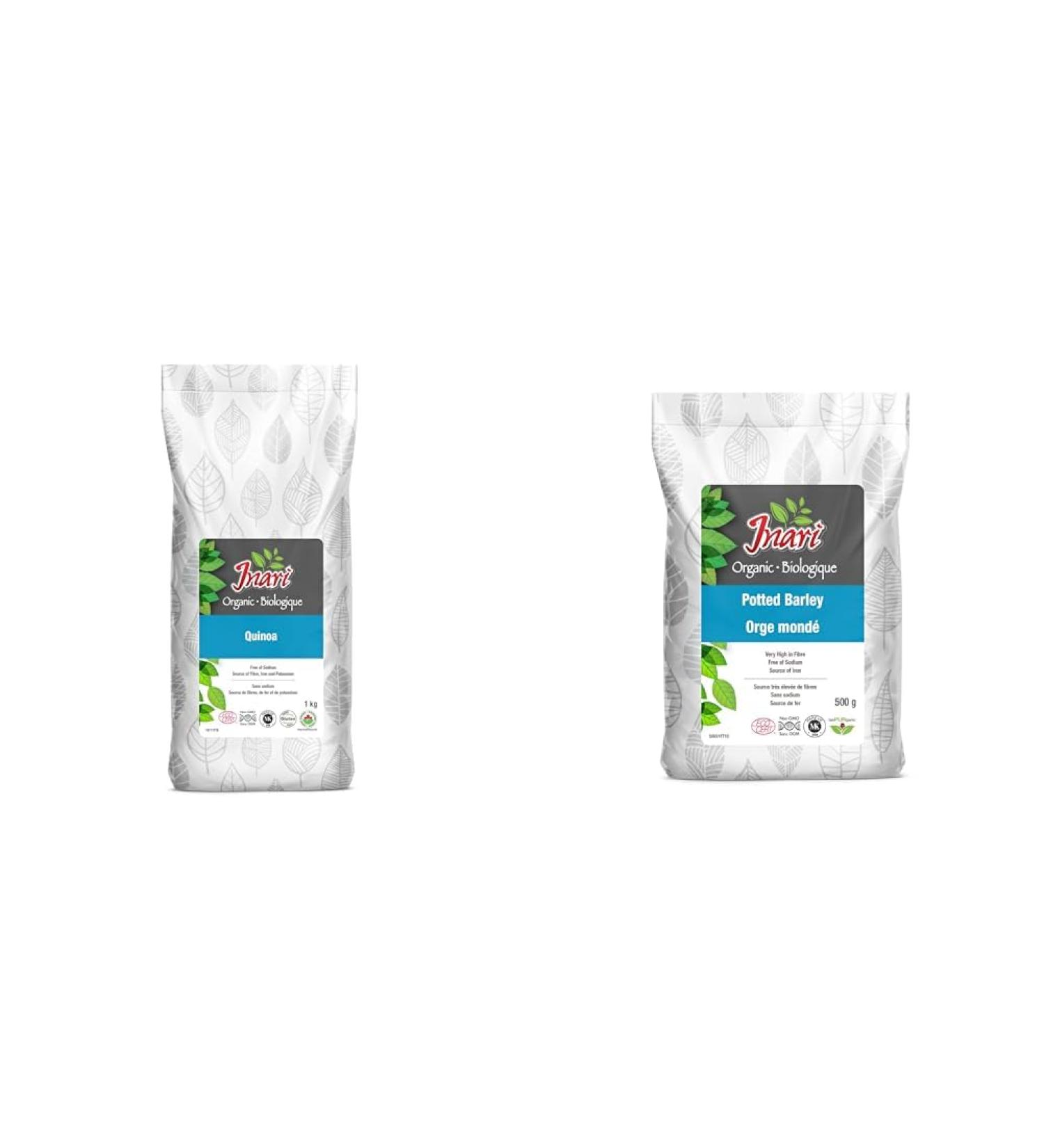Inari Organic Quinoa 1Kg & Organic Potted Barley 500g - Buy Online on GoSupps.com