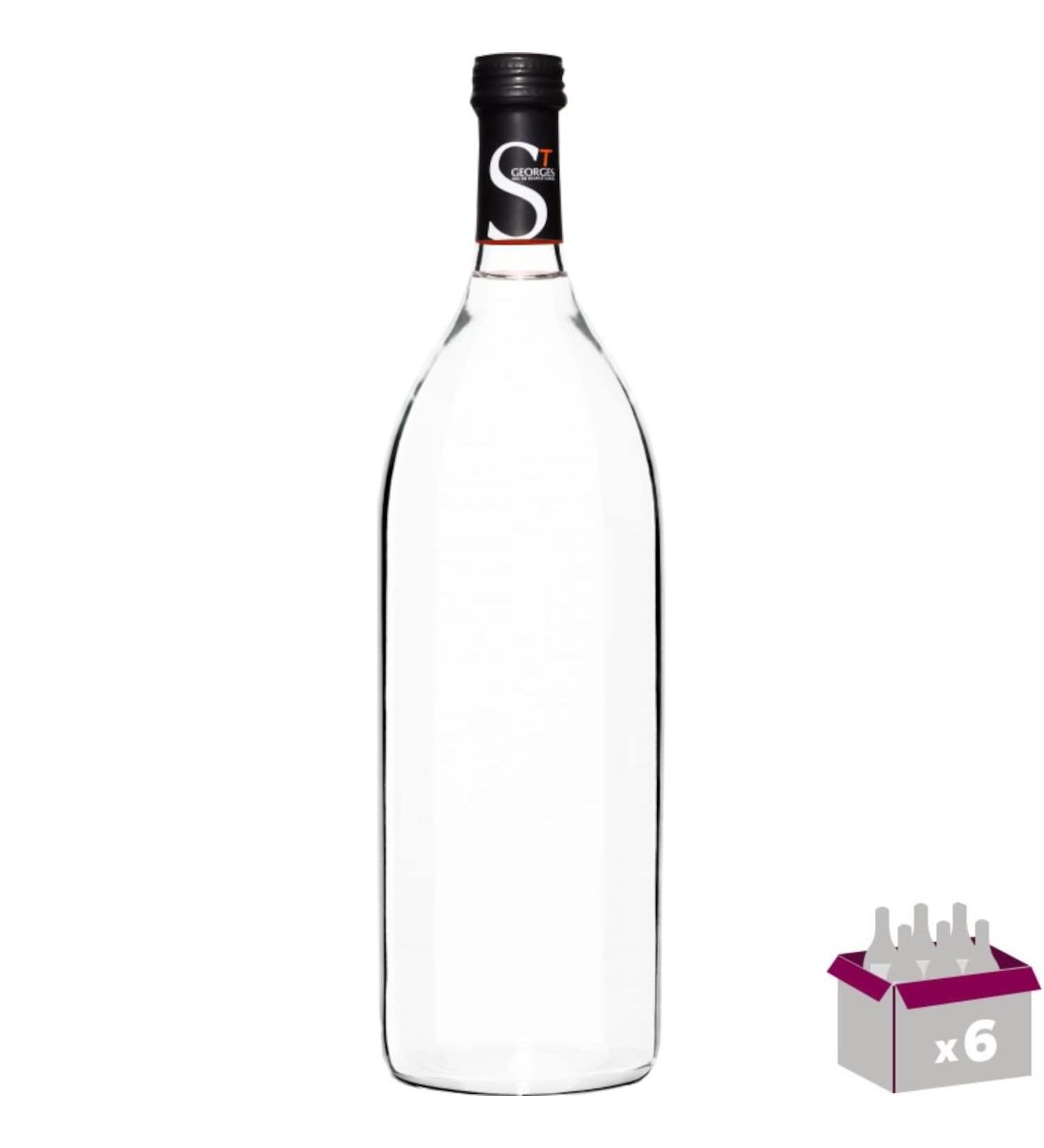 St Georges - Natural Mineral Water - 6 x 1 L Lost Glass