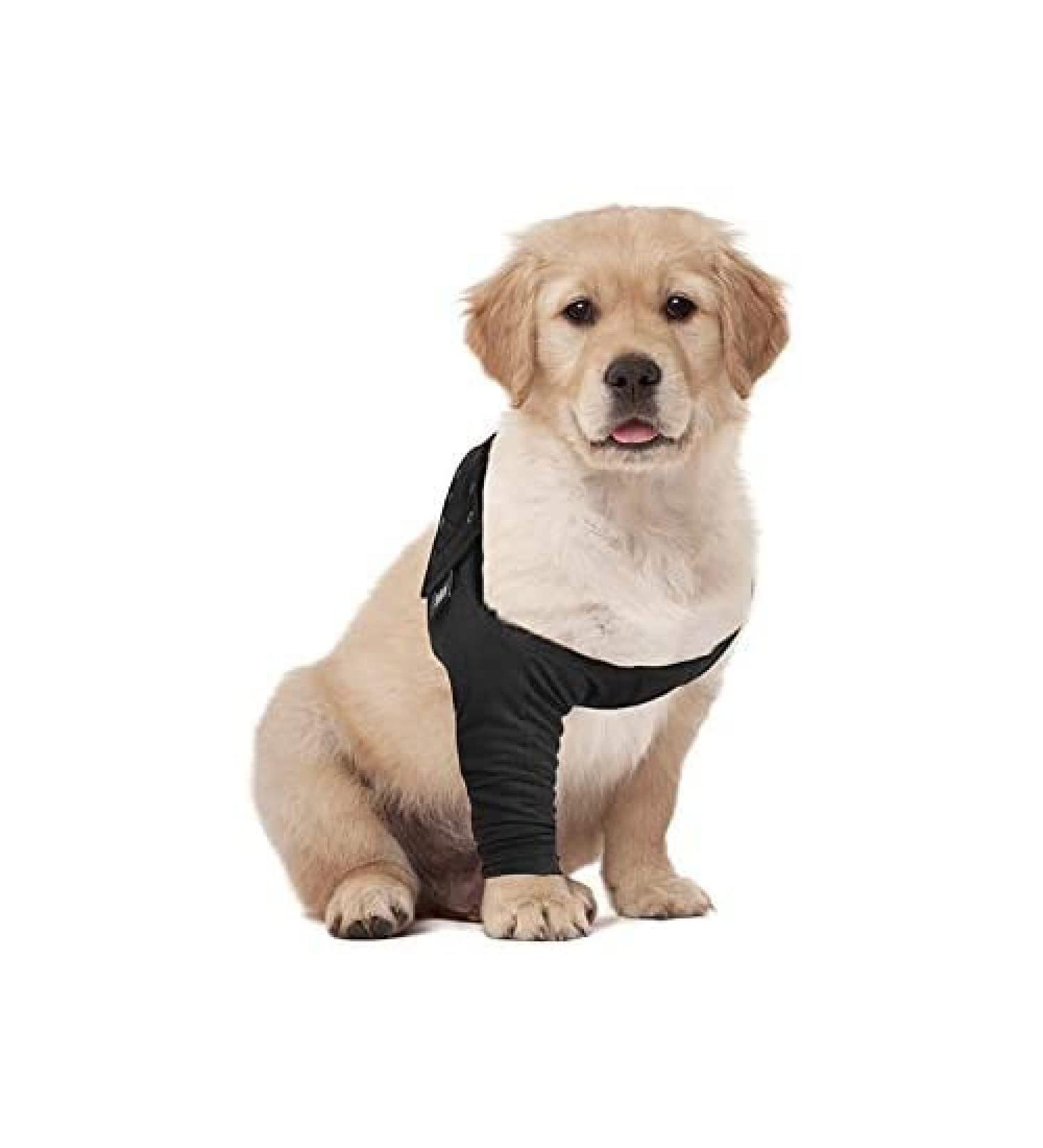 Suitical Recovery Sleeve Hund XXXS Schwarz Schwarz XXXS