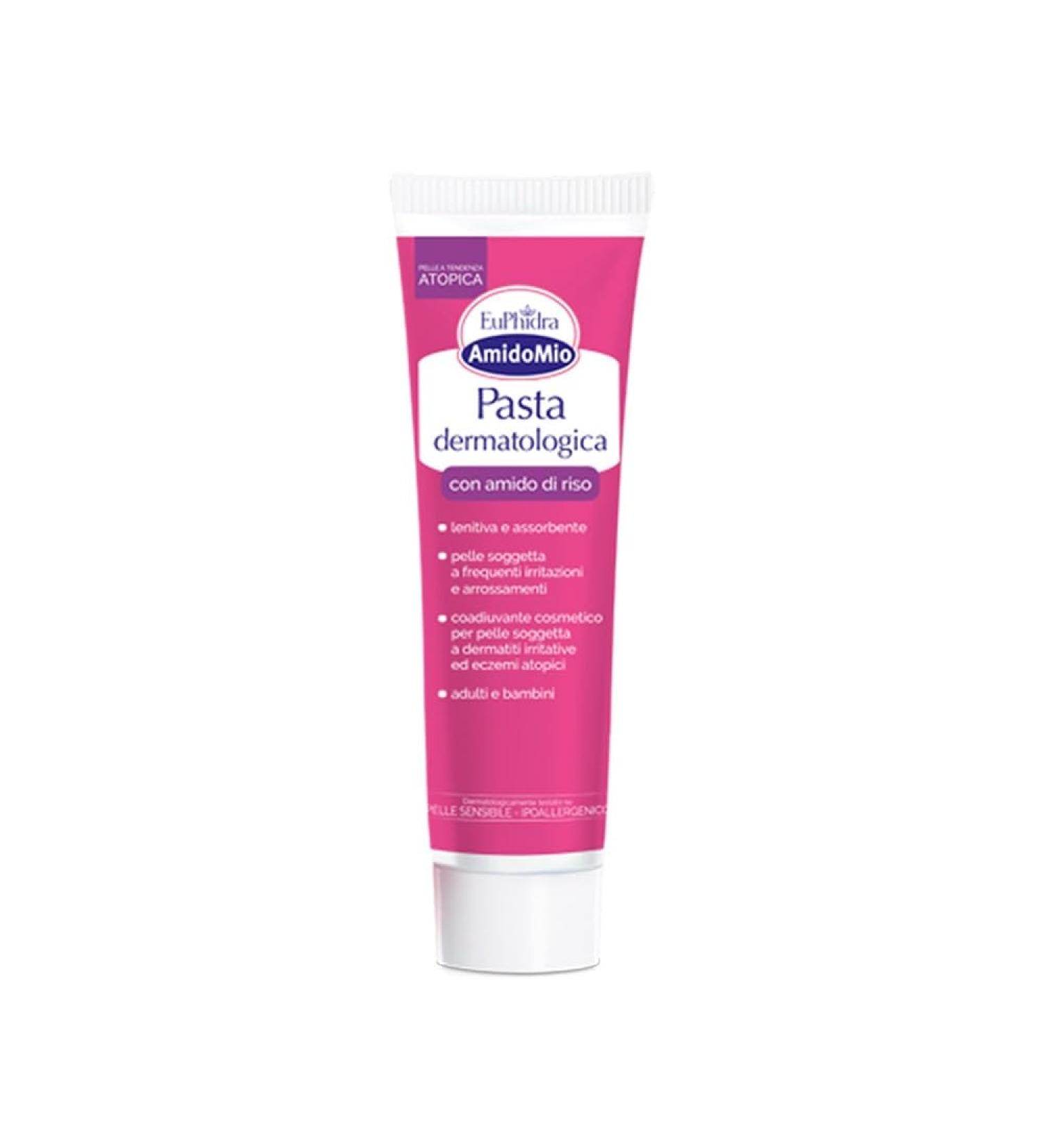 Zeta Farmaceutici Dermatological Rice Starch Mio Pasta Starch Fast Relief of Redness and Itchy Skin 50ml