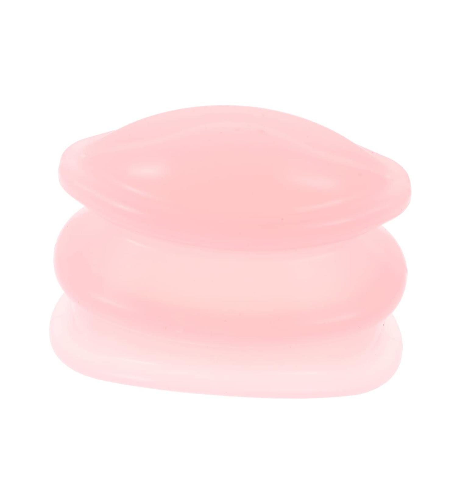 TOVINANNA Lip Plumper Lip Silicone Lip Trainer Lips Enhancer Mouth Plumper Lip Tool Lip Suction Plumper Enhancer Lip Enhancer Device Lady Tools Painless Beauty Tool Pink - Buy Online on GoSupps.com