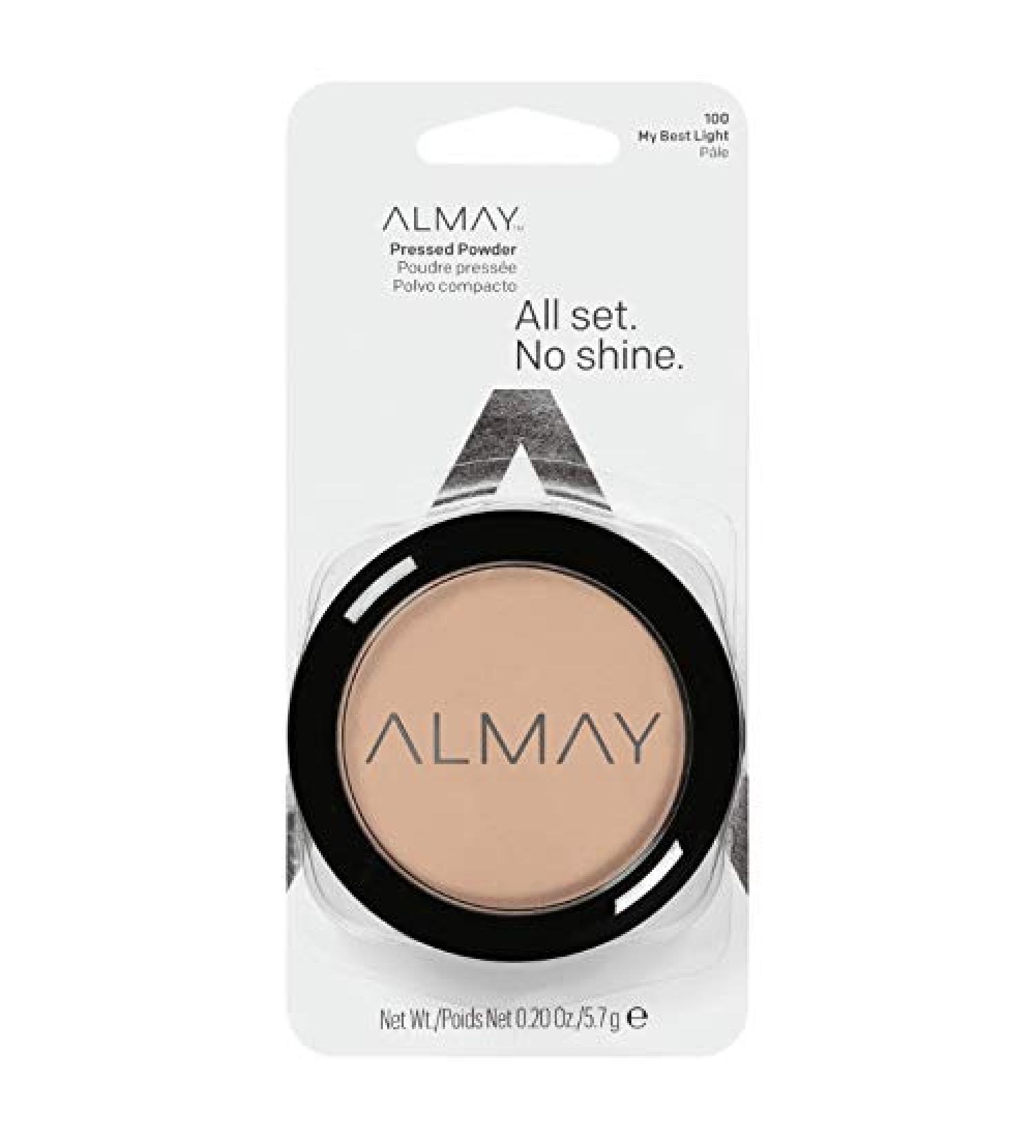 Almay All Set No Shine Pressed Powder in My Best Light 100 - 0.20 oz - Buy Online on GoSupps.com