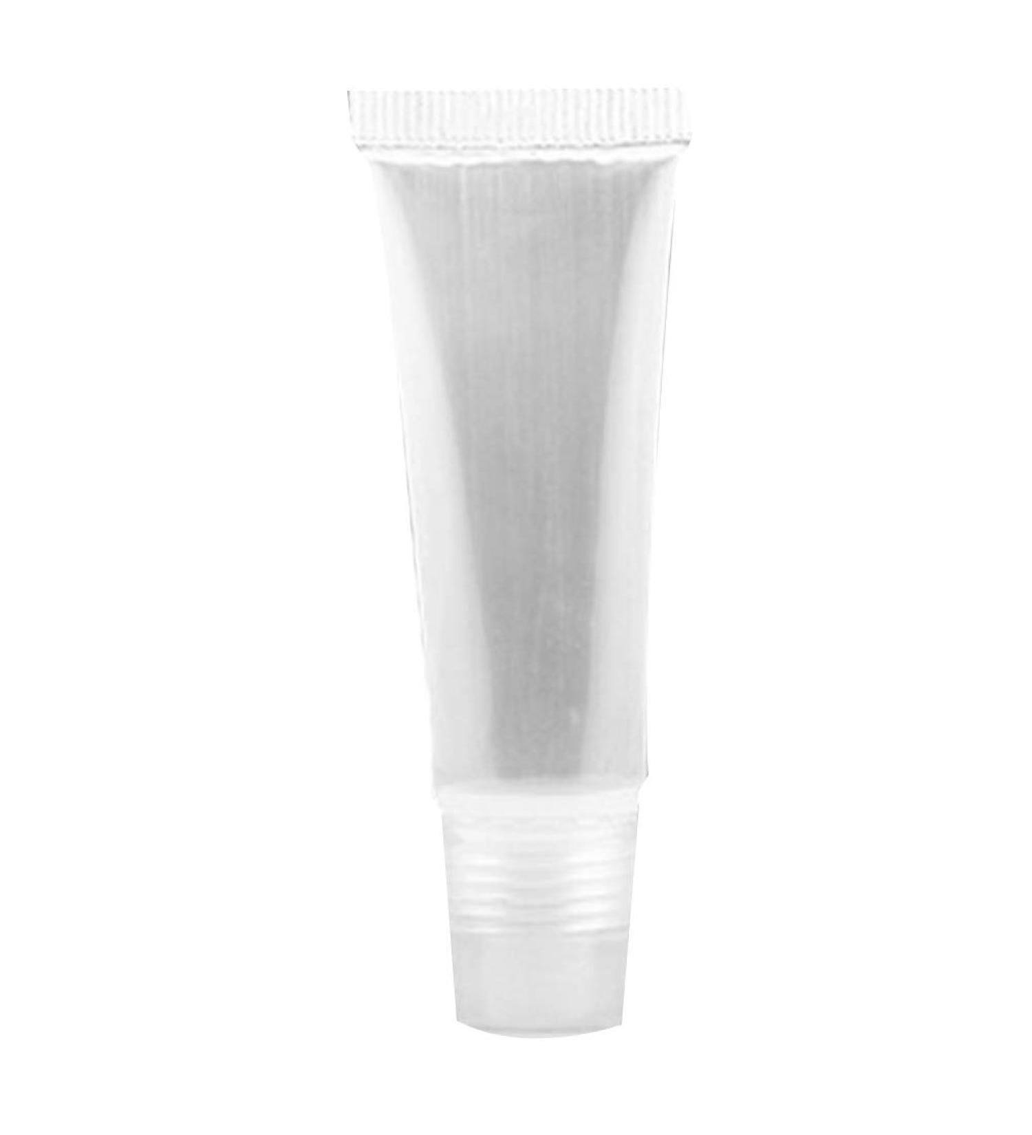 0miaxudh Empty Lip Cream Tubes - 10 Pack 8ml Transparent Cosmetic Holders for Lip Balm & Cream - Ideal for Travel & DIY Beauty - Buy Online on GoSupps.com