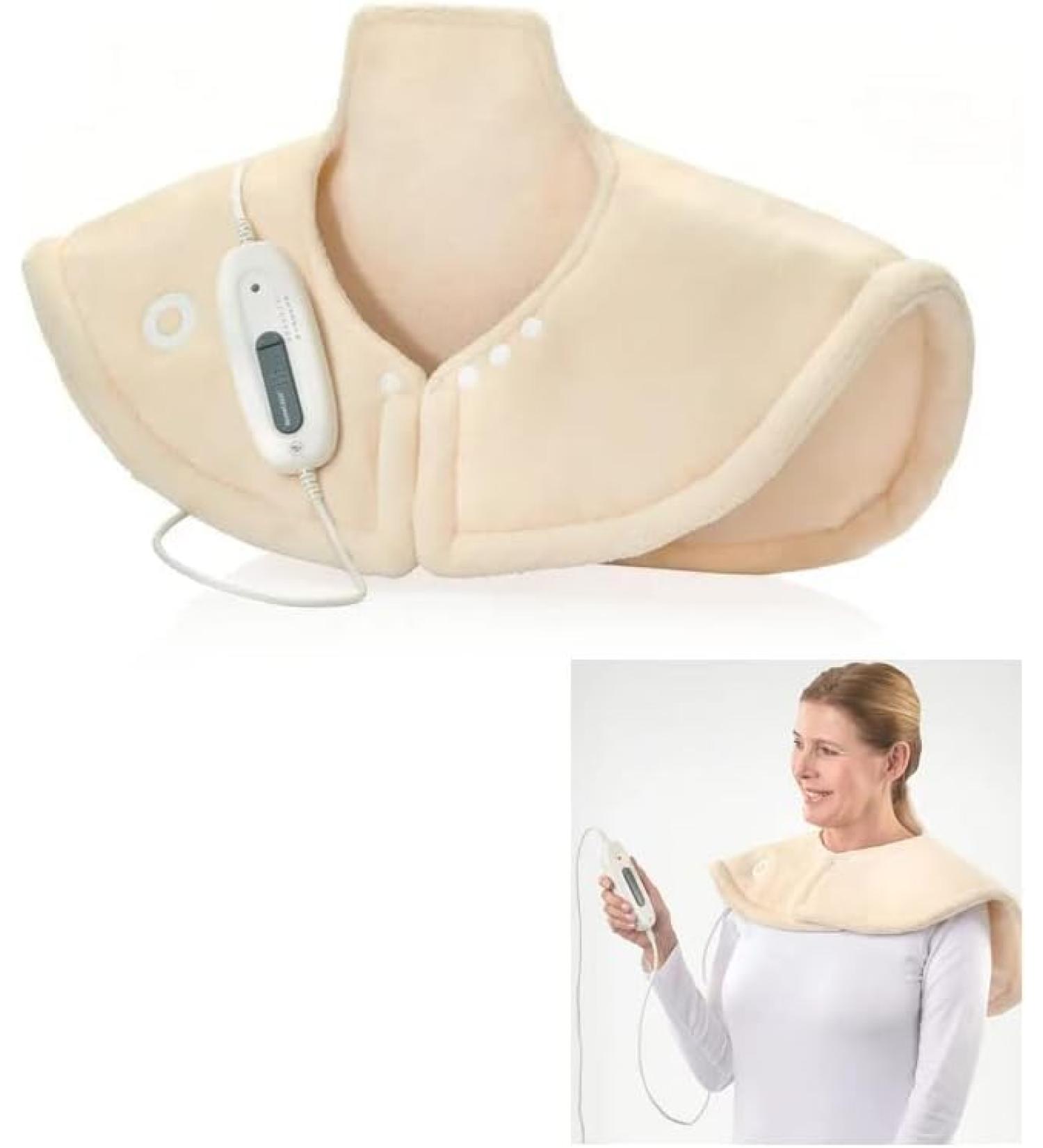 Heating cushions for the neck and shoulder with washable cover heating electrical neck warmer neck horns adult neck heating pillows neck with electrical temperature control and overheating protection