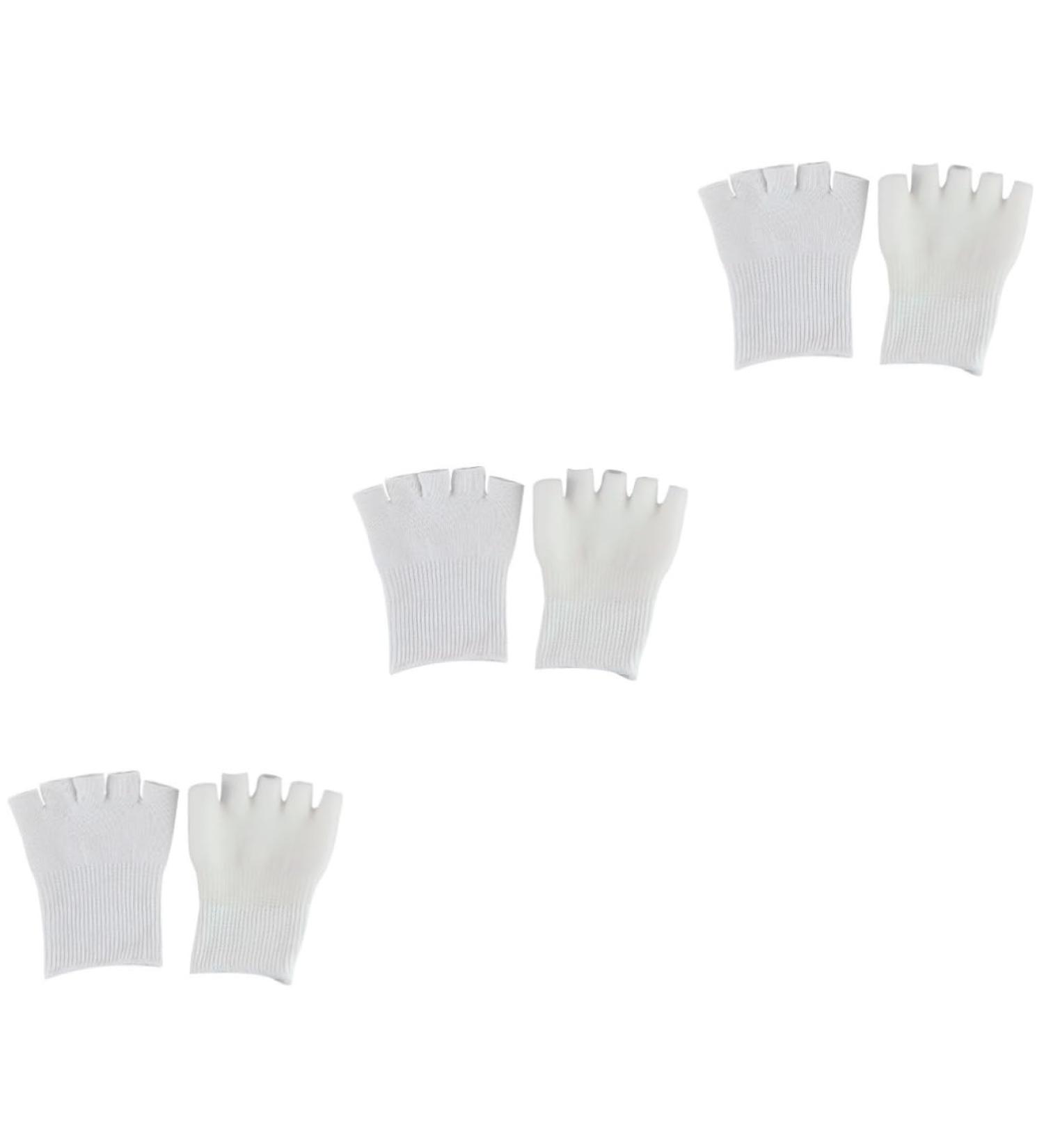 Beavorty 3 Pairs Foot Care Supplies Gel Heel Sleeves for Cracked Heels Five Finger Socks Big Toe Separators Dry Cracked Heels Socks Bunion Splints Pad Straightener - Buy Online on GoSupps.com