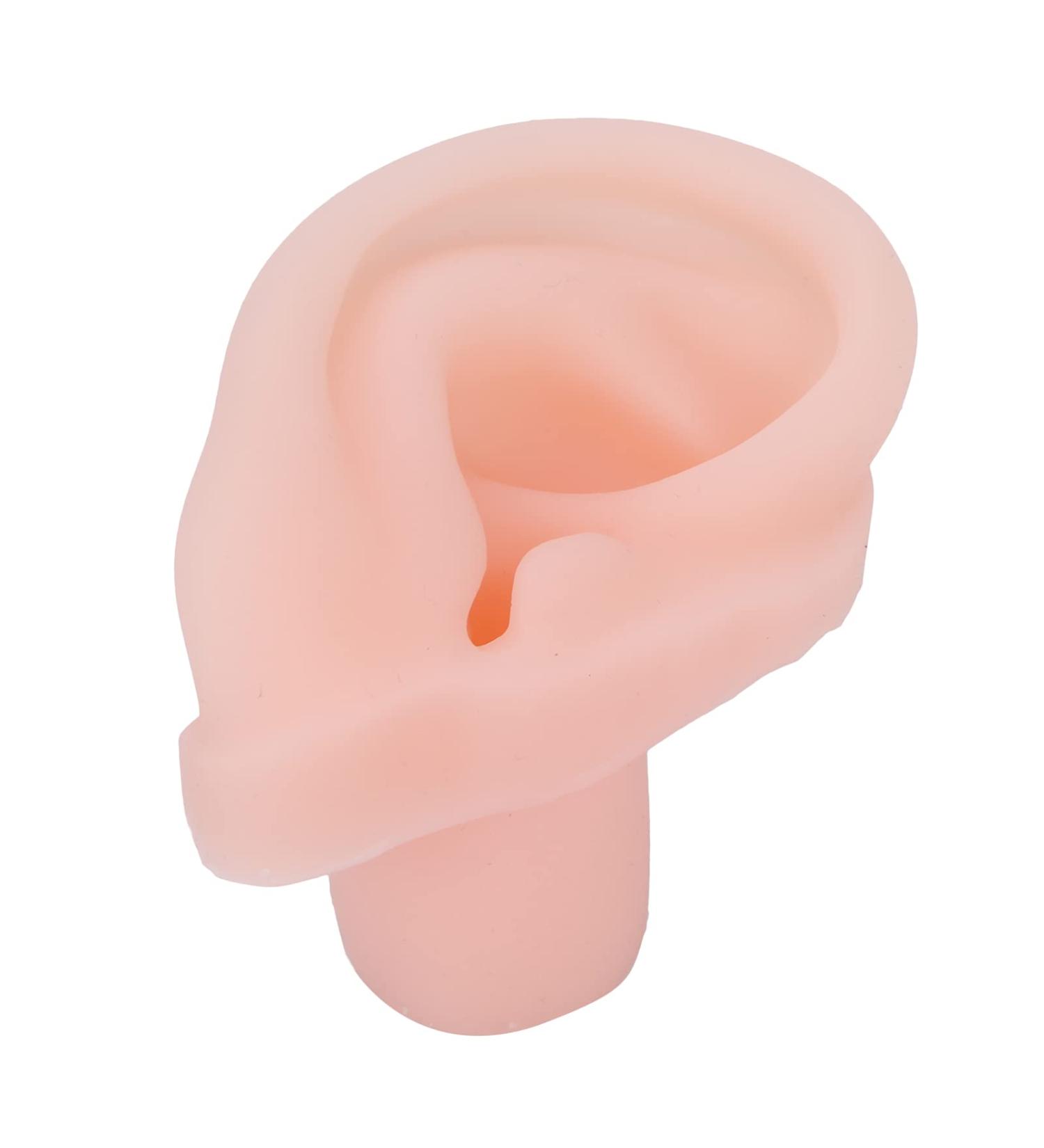 Buy Silicone Ear Model - Lightweight Flexible Display for Acupuncture Training & Earrings/Headset Props - International Shipping Available - Buy Online on GoSupps.com