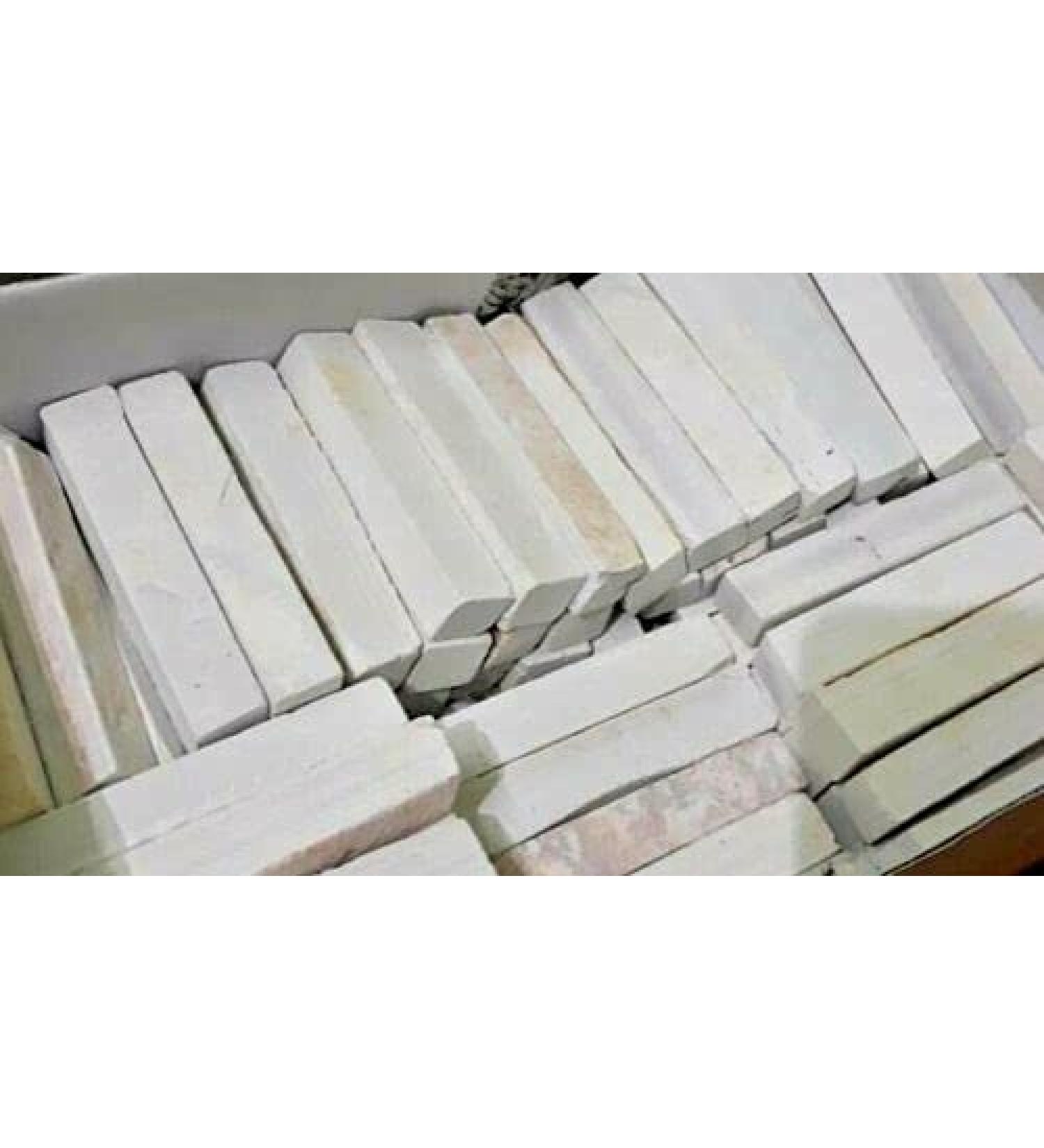 VRINDAVANBAZAAR.COM White Slate Blocks - 500 g, 0.5