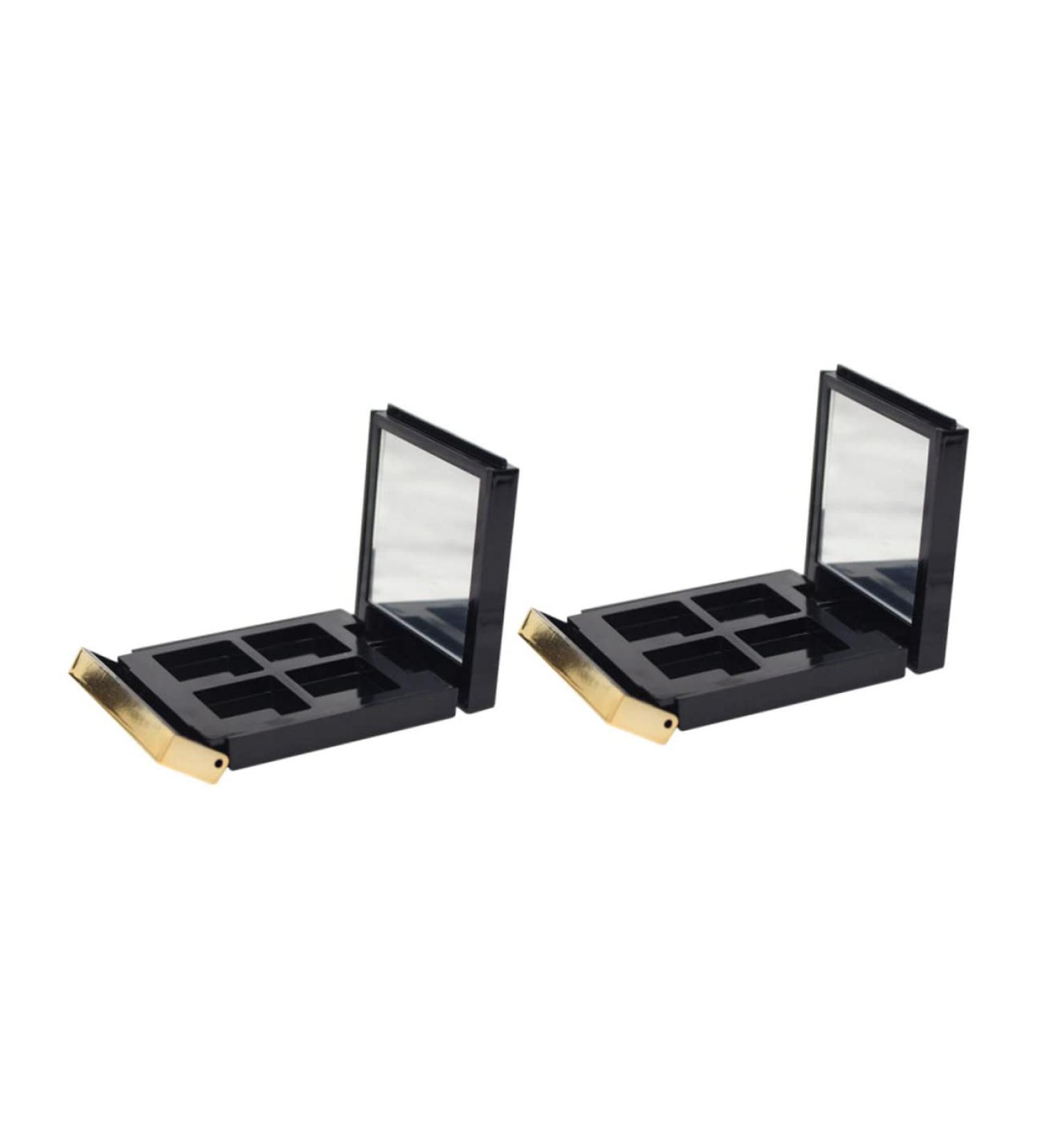 Mipcase 2pcs Eye Shadow Box Highlighters Empty Lipstick Case Eye Shadow Palettes Travel Phnom Penh Filling - Buy Online on GoSupps.com