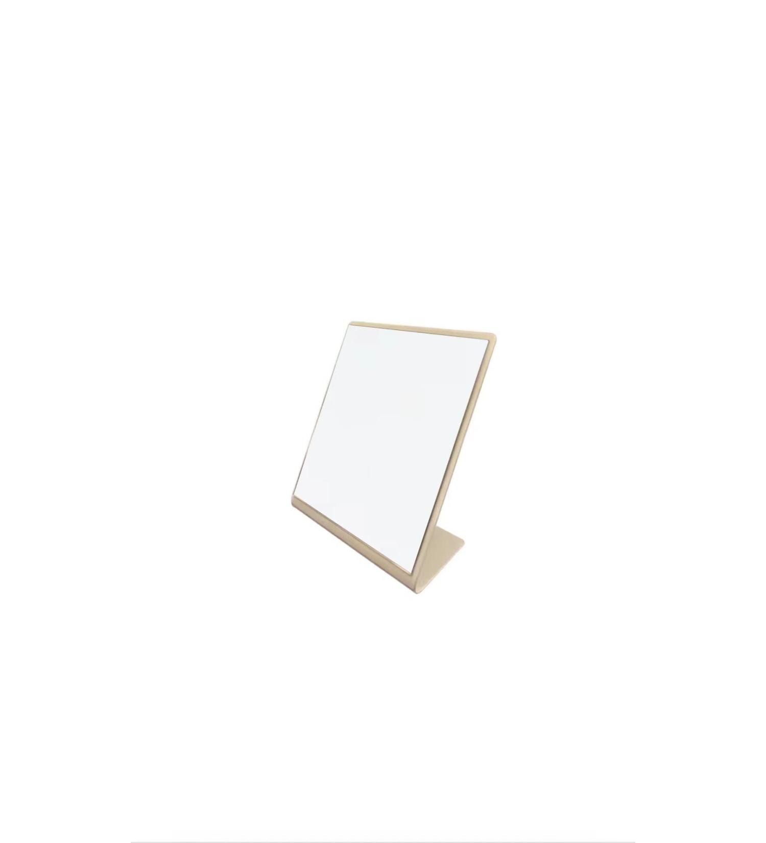 ATBMOMENTSS Modern White Makeup Mirror | Free-Standing Self-Portrait Desk Mirror for Bedroom, Bathroom, Office & Dorm - Buy Online on GoSupps.com