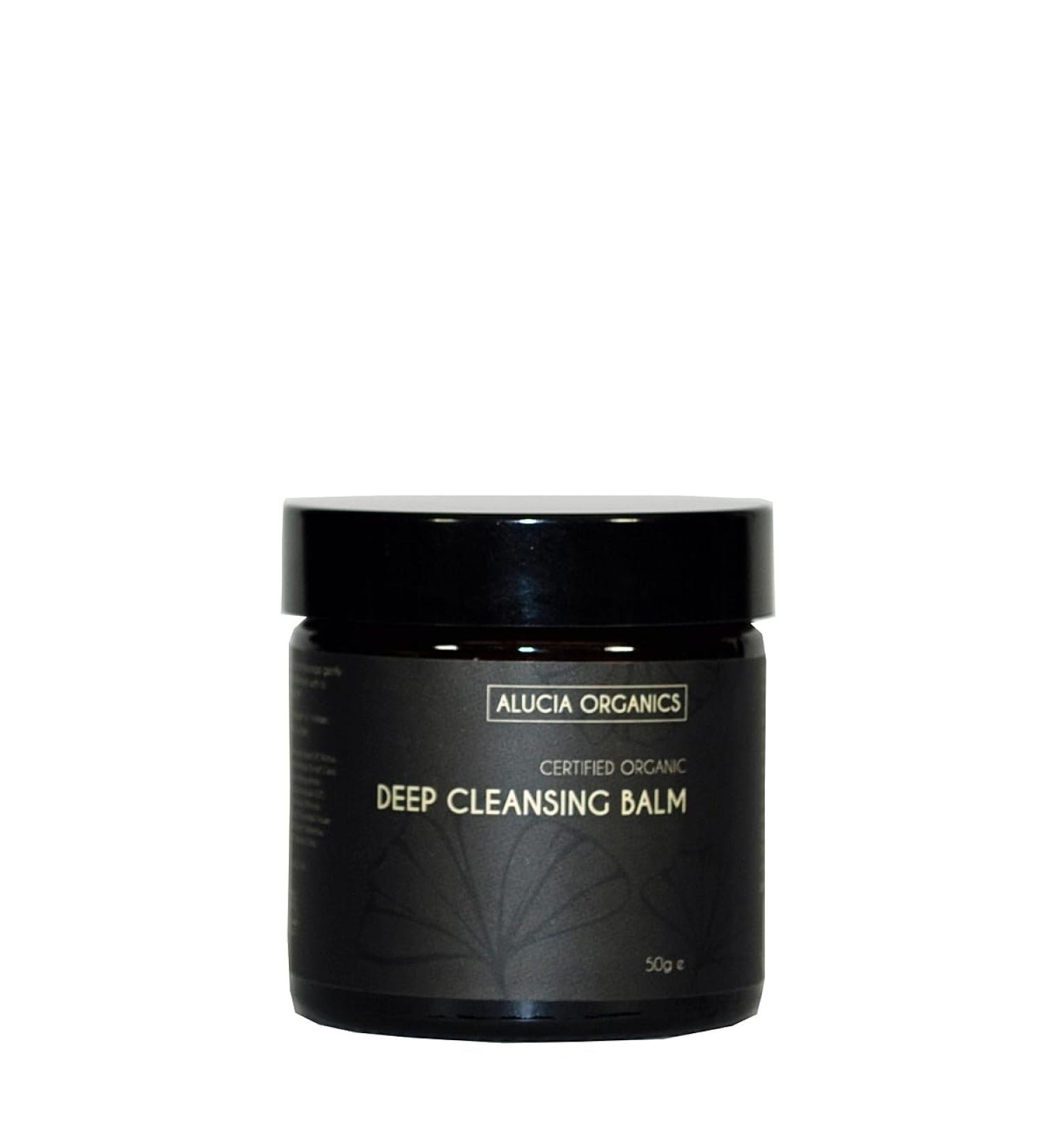 Alucia Organics Certified Organic Deep Cleansing Balm 50g - Pure Natural Cruelty Free Hot Cloth Method for Removing Makeup Impurities - Buy Online on GoSupps.com
