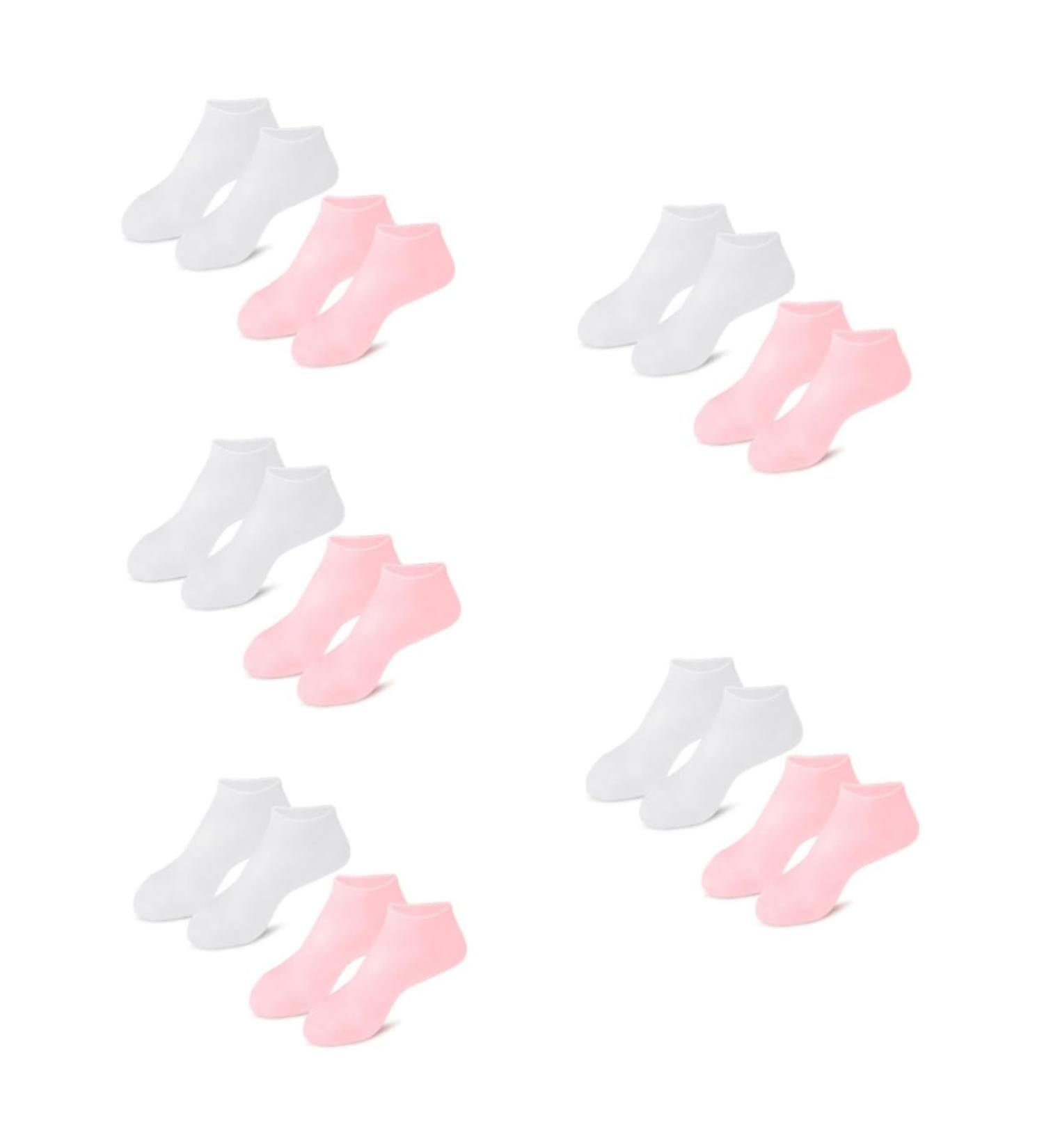 Beavorty 10 Pairs Exfoliating Moisturizing Socks Features Socks for Women Cosmetic moisturizing Socks moisturizing Foot Cover Lotion Anti- Cracking Foot Sebs Silicone Socks Anti-Crack Girl - Buy Online on GoSupps.com