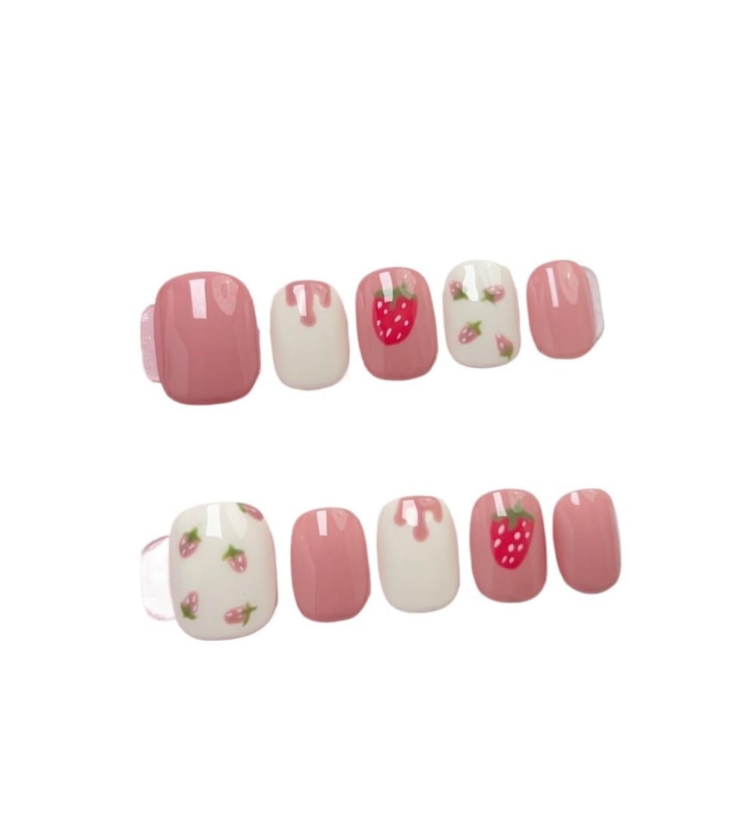 Detachable Handmade false nails with design dopamine bubble love girl press on Nail enhancement false nails (Color : 13 Size : S) - Buy Online on GoSupps.com