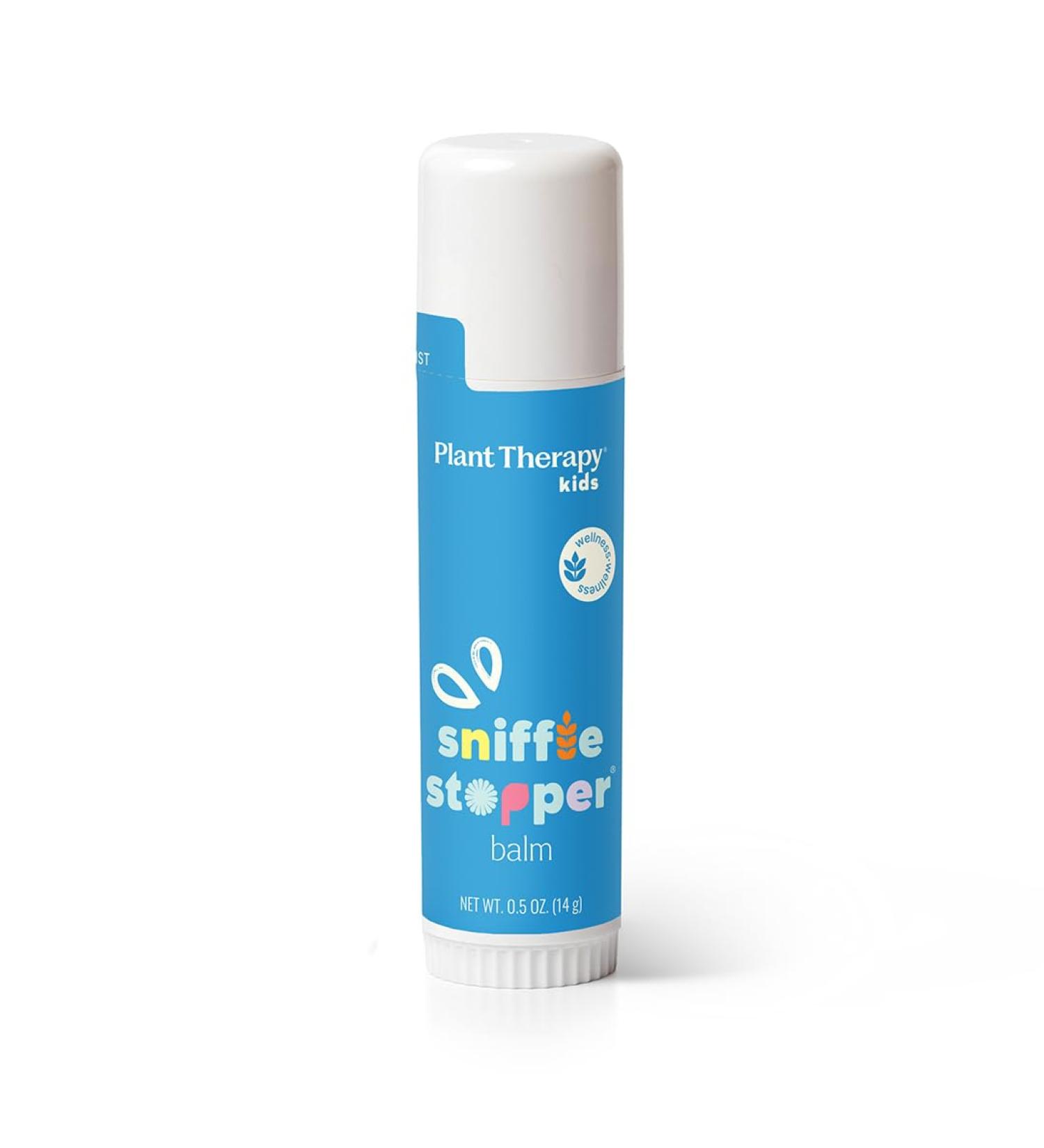 Plant Therapy Kids Sniffle Stopper Balm Stick 0.5 oz Supports Clear Easy Breathing Soothes Skin While Easing Congestion All Natural Ingredients - Buy Online on GoSupps.com