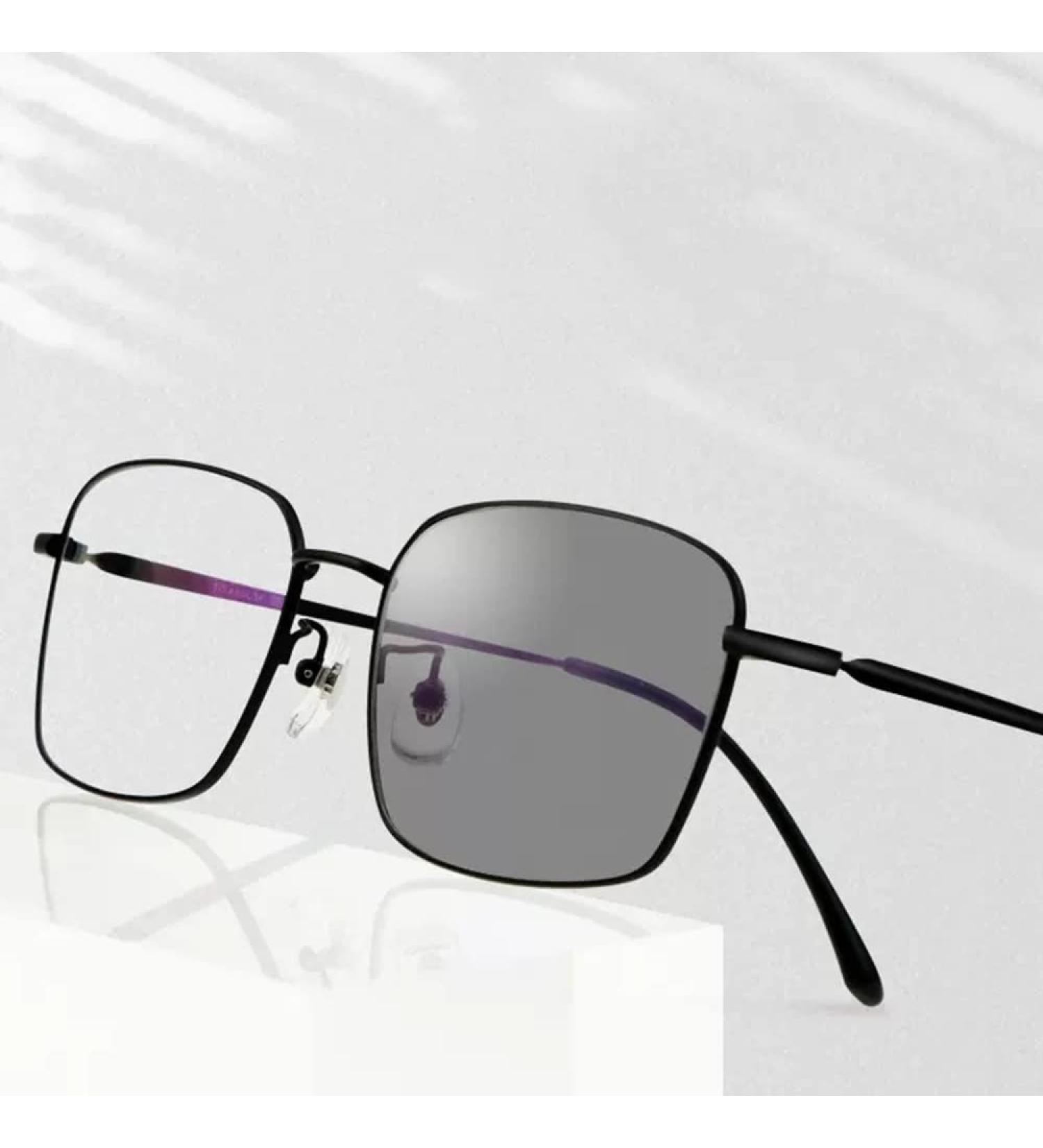 FREAZE Multifunctional Photochrome Reading Glasses - Black 1.75x Multifocus Computer Reader with Light Titanium Frame - Buy Online on GoSupps.com