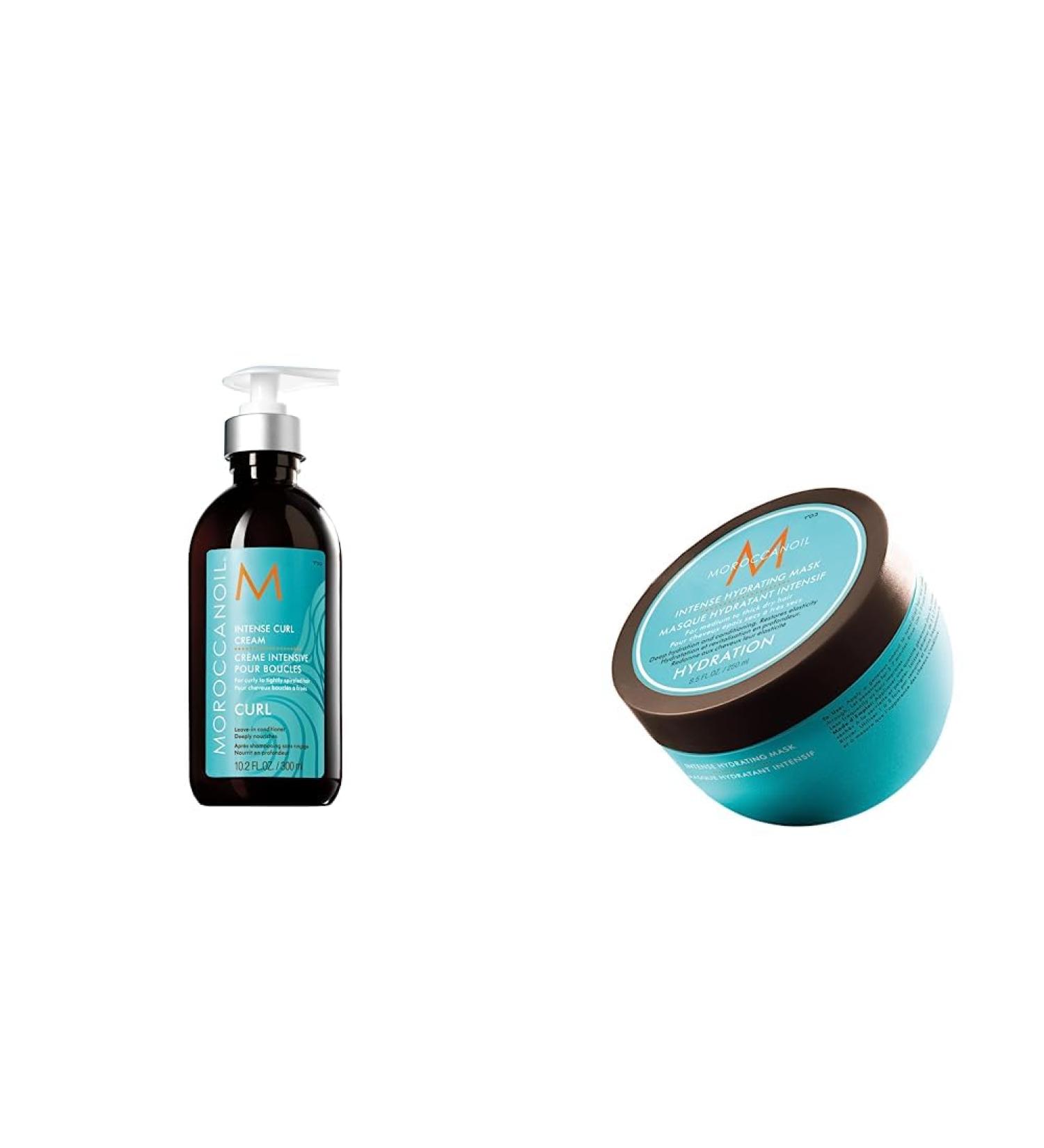 Moroccanoil Intensive Curl Cream & Moisture Mask Bundle - 300ml | Shop Internationally - Buy Online on GoSupps.com