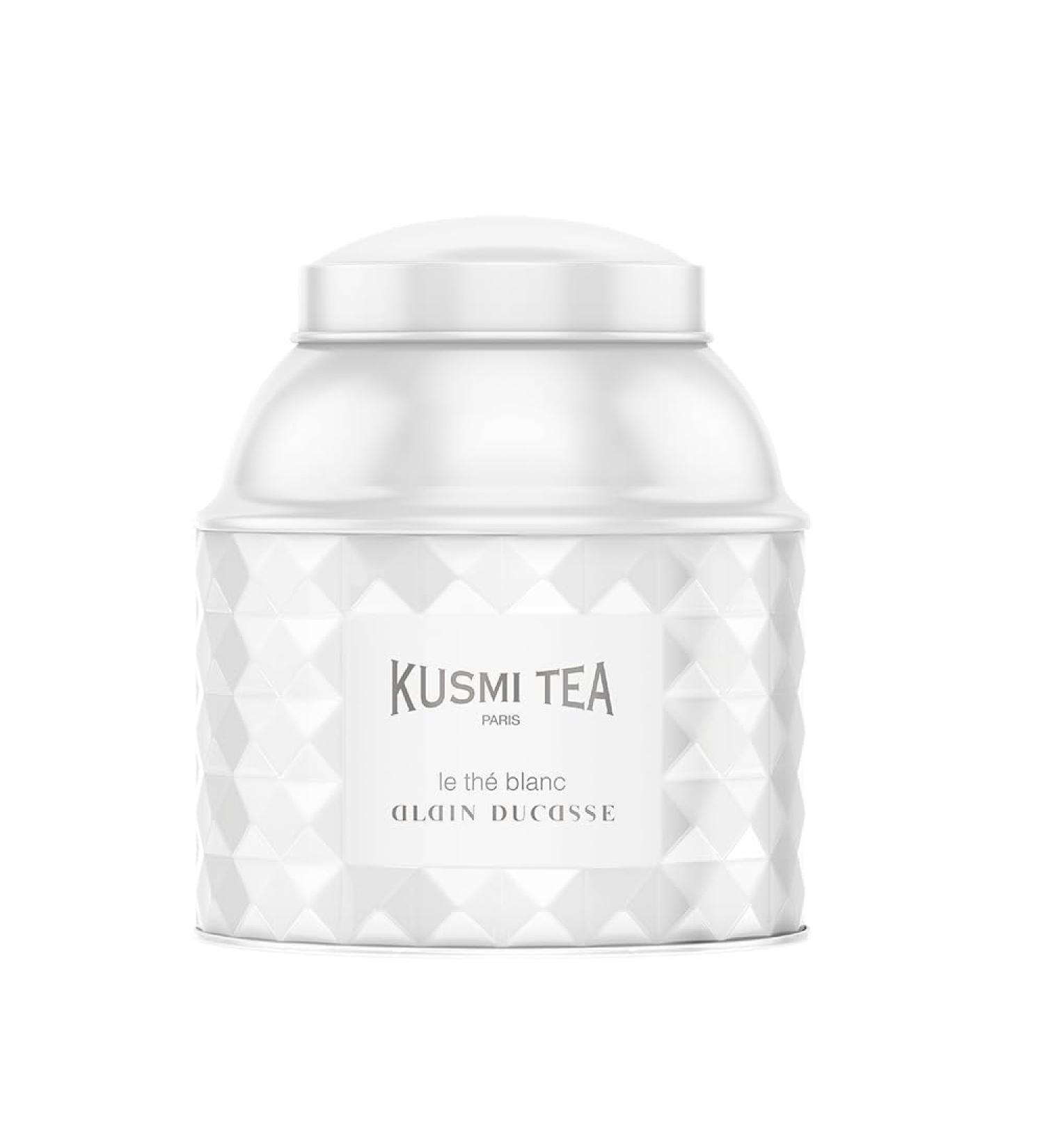 Kusmi Tea - Alain Ducasse Organic White Tea - Refined blend of Organic White Tea and Organic Green Tea Flavored with Raspberry and Rose - - Buy Online on GoSupps.com