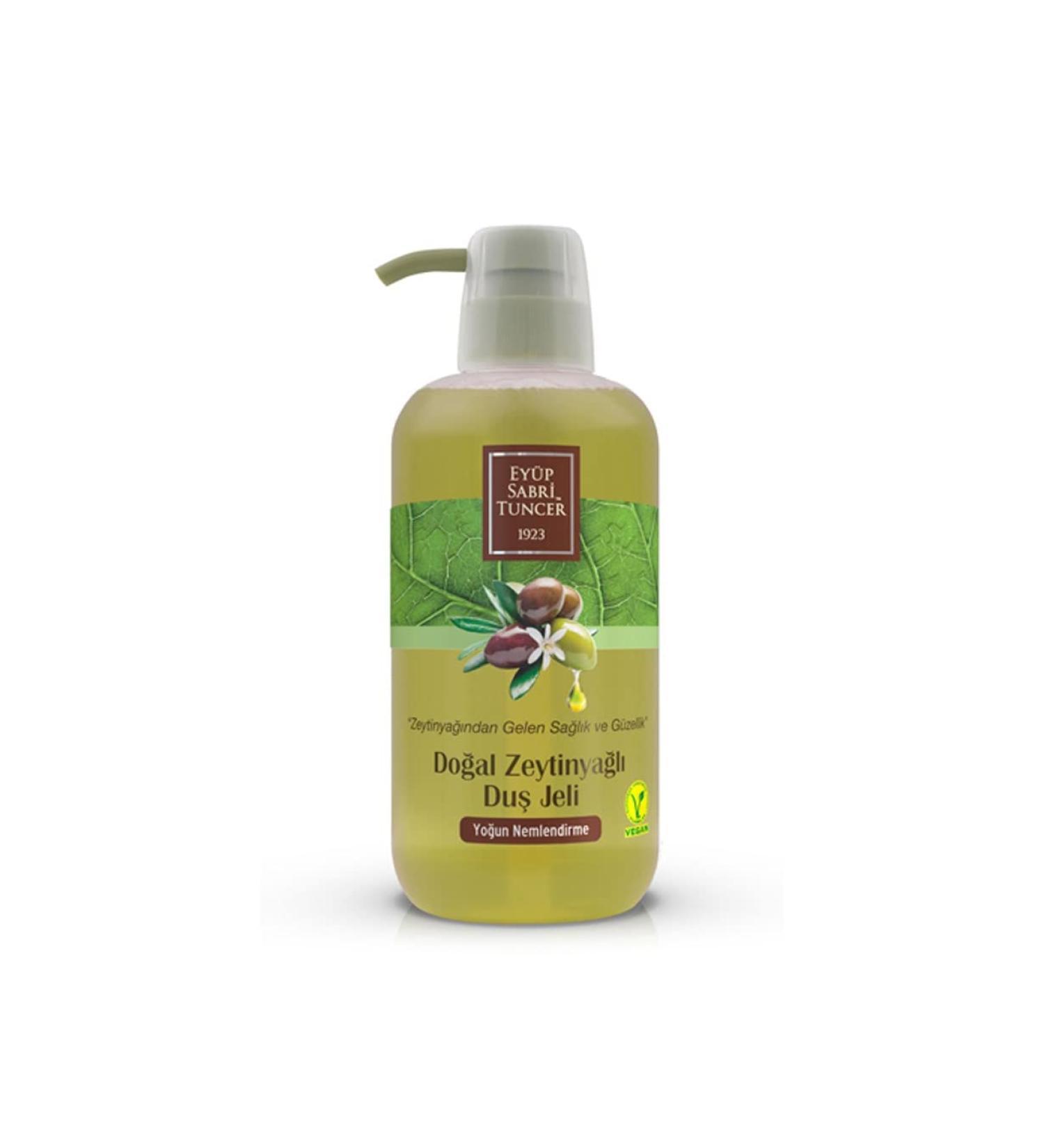 EYUP SABRI TUNCER Natural Olive Oil Shower Gel 600ml - pH Balanced Skincare & Moisture Restore | International Shipping - Buy Online on GoSupps.com