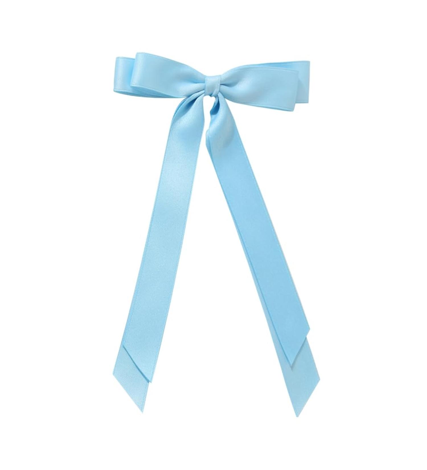 AJTUTUS Ribbon Elegant 2000s Style Side Clip Hair Clip Sweet Girls y Style Long knot Balletcore - Buy Online on GoSupps.com