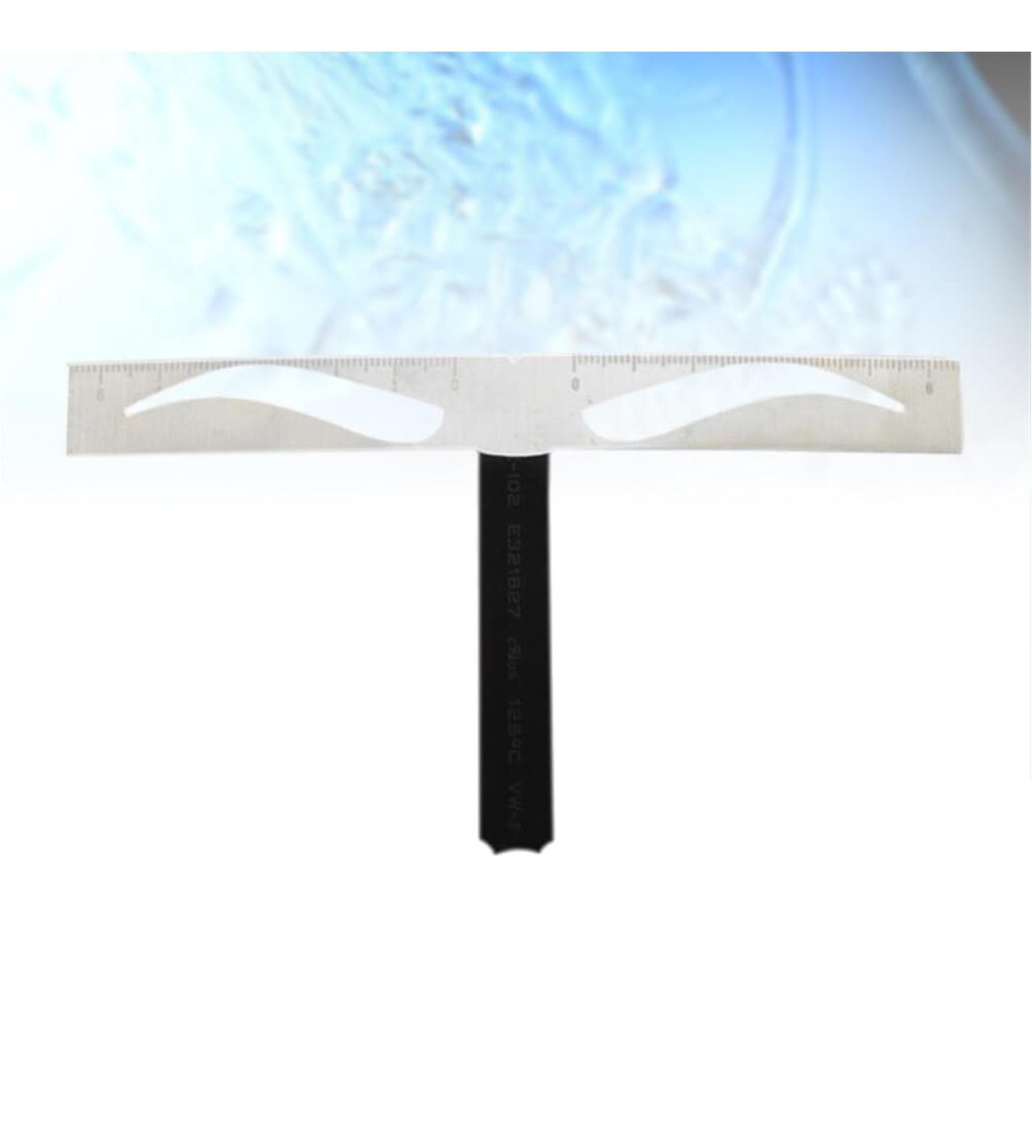  Beatifufu 1 Pc Stencil Shaped Eyebrow Stirrup Ruler Eyebrow Ruler Balance Measuring Eyebrow Guide Card Drawing Eyebrow Brow Miss Reconcile - Buy Online on GoSupps.com