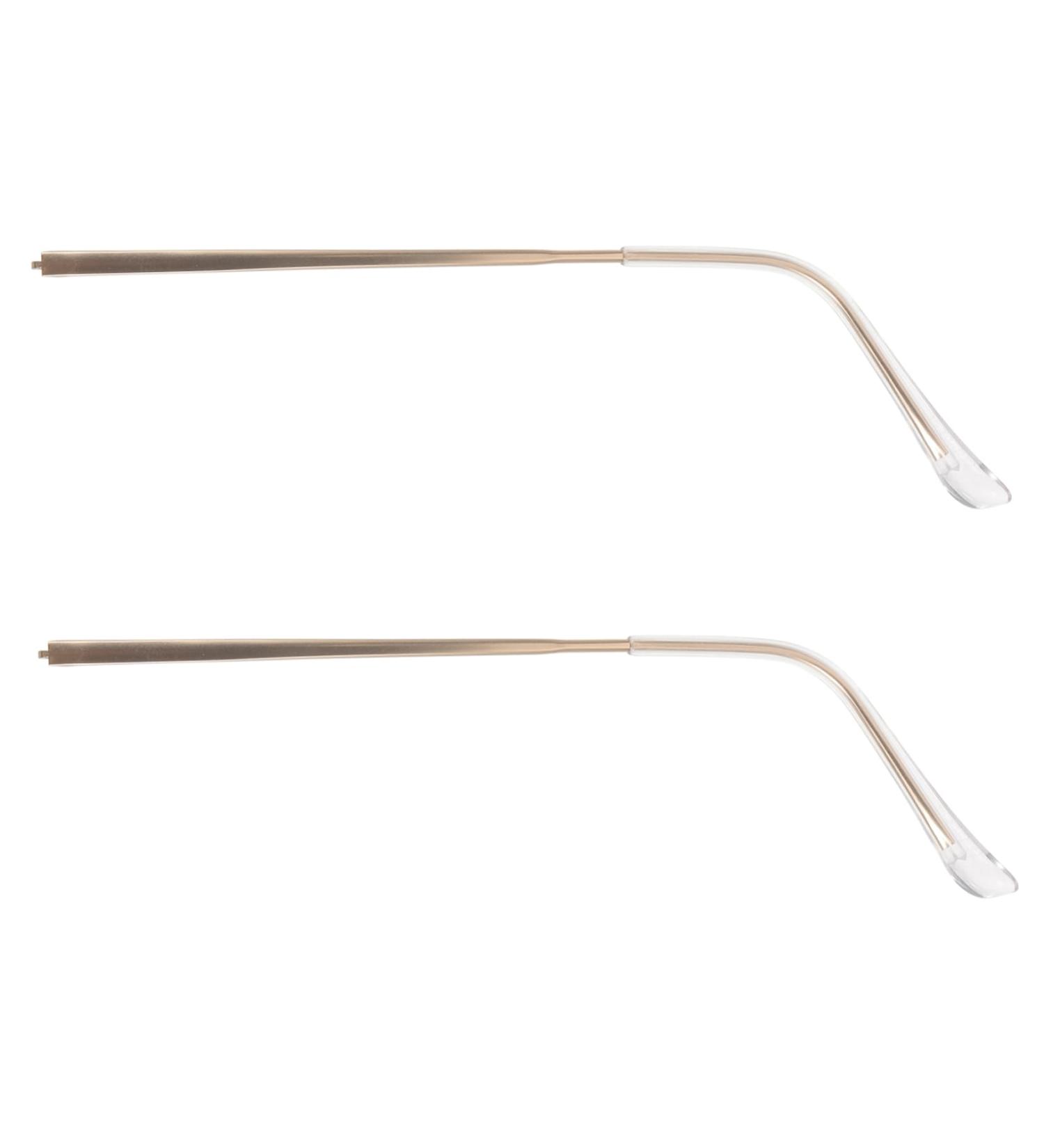 Coolhiya 2ST Sunglasses Spare Parts - Alloy Temple Frame Repair Set for Gaming Glasses | Golden 13.8x4.5cm - Buy Online on GoSupps.com