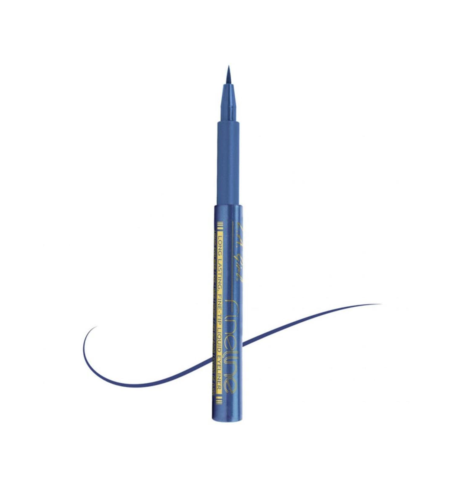 L.A. Girl Fineline Liquid Eyeliner in Dark Blue - Precision, Long-Lasting Formula - Buy Online on GoSupps.com