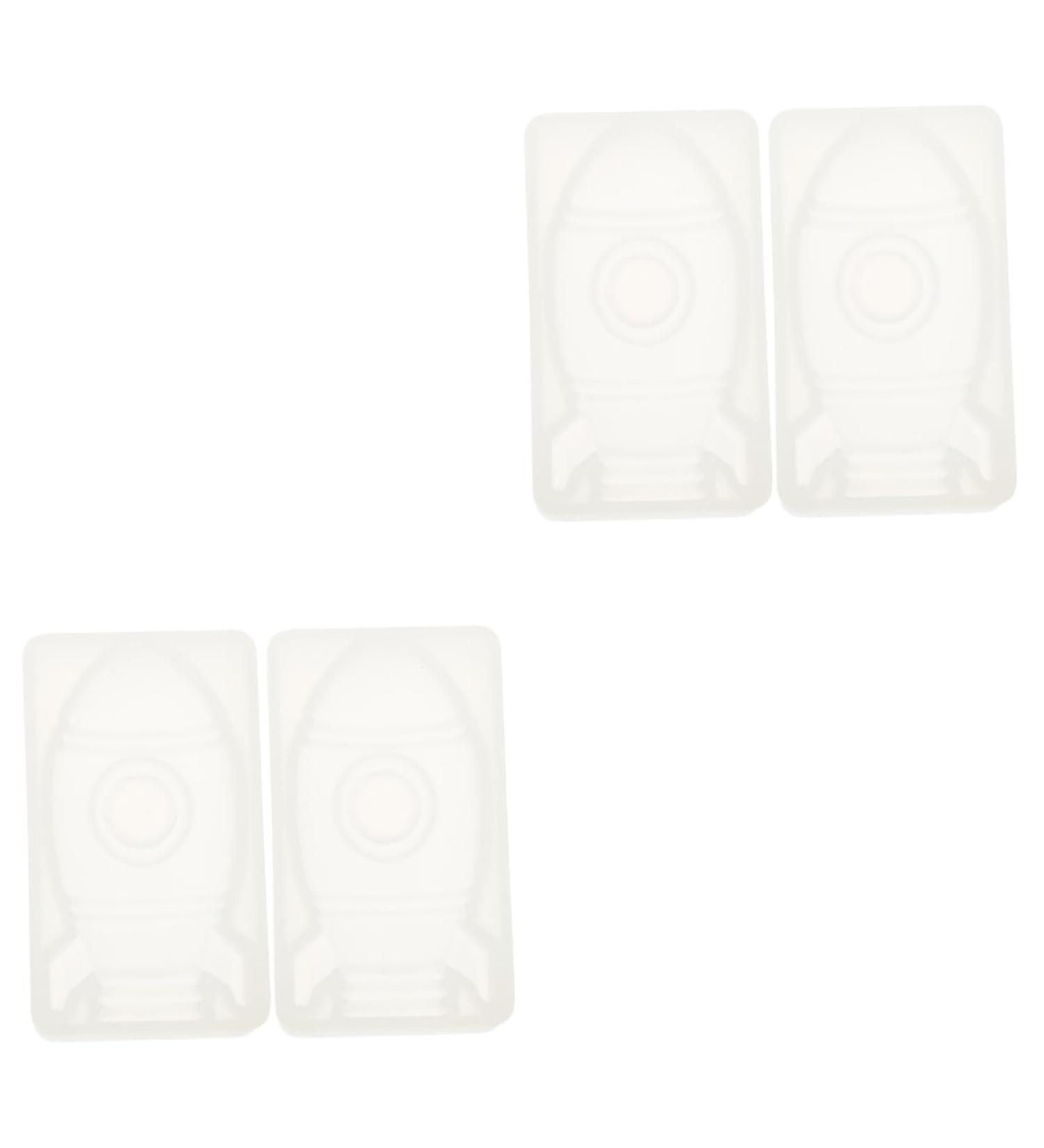 IMIKEYA Soap 4 Pcs Silicone Mold Child White Silica Gel Self Made Chewing Gum Shot Molds 5.2X3X1.5CMx2pcs Whitex2pcs - Buy Online on GoSupps.com