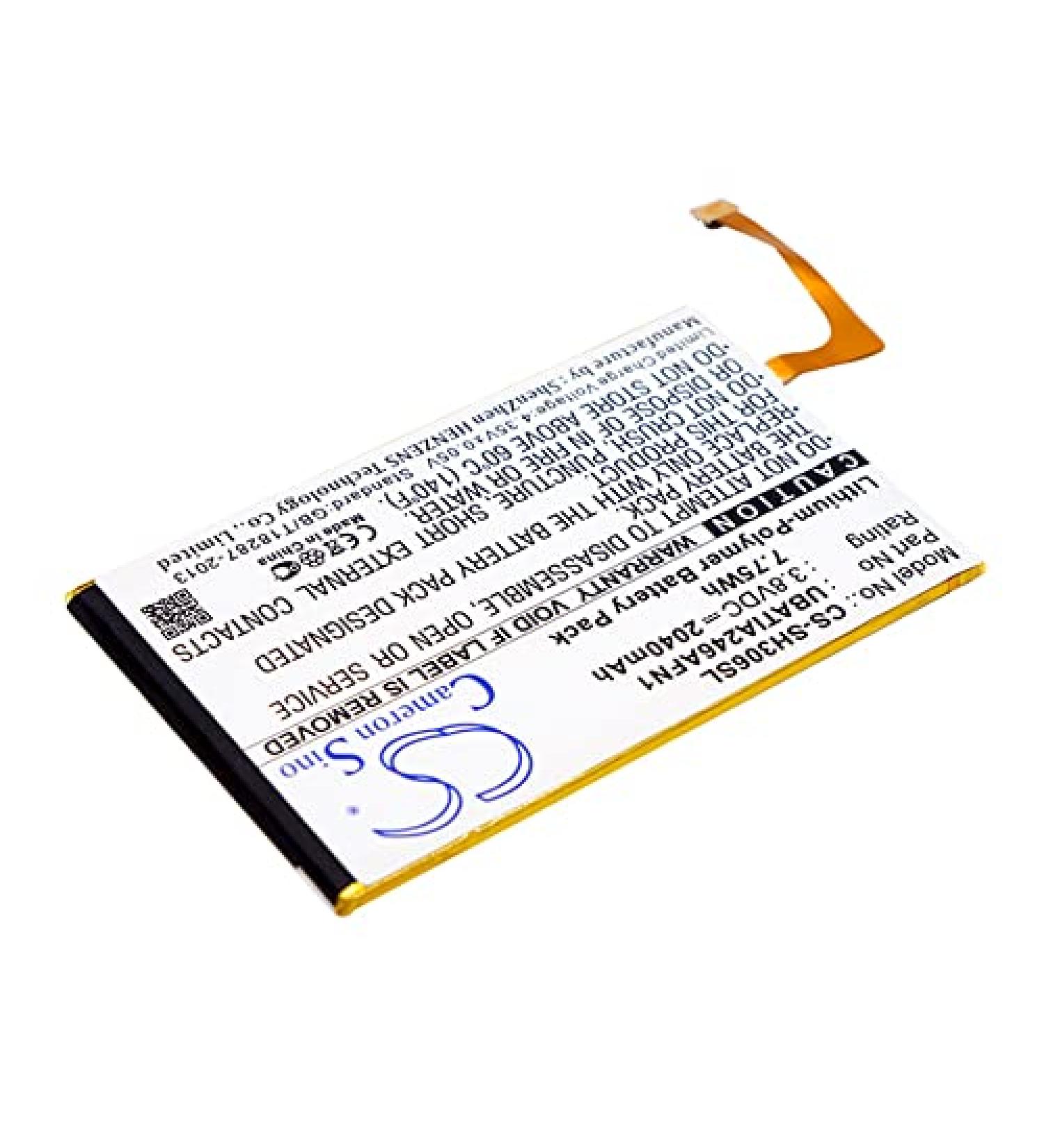Replacement Battery for Sharp 306SH Aquos Crystal & SH825Wi - UBATIA246AFN1 2040mAh/3.8V | International Shipping Available - Buy Online on GoSupps.com