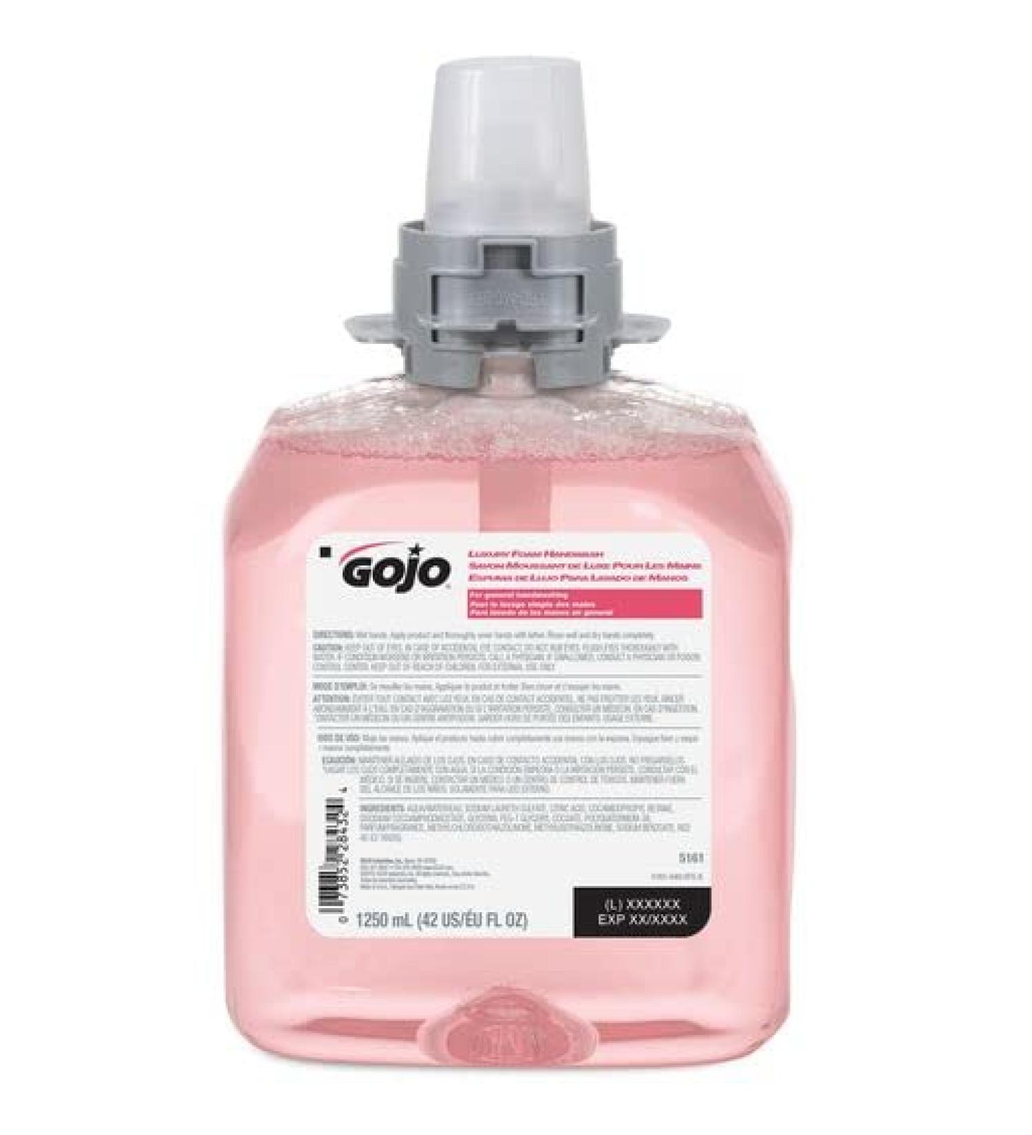 GOJO FMX-12 Luxury Foam Handwash Cranberry Scent EcoLogo Certified 1250 mL Refill Pack of 3 - 5161-04 - Buy Online on GoSupps.com
