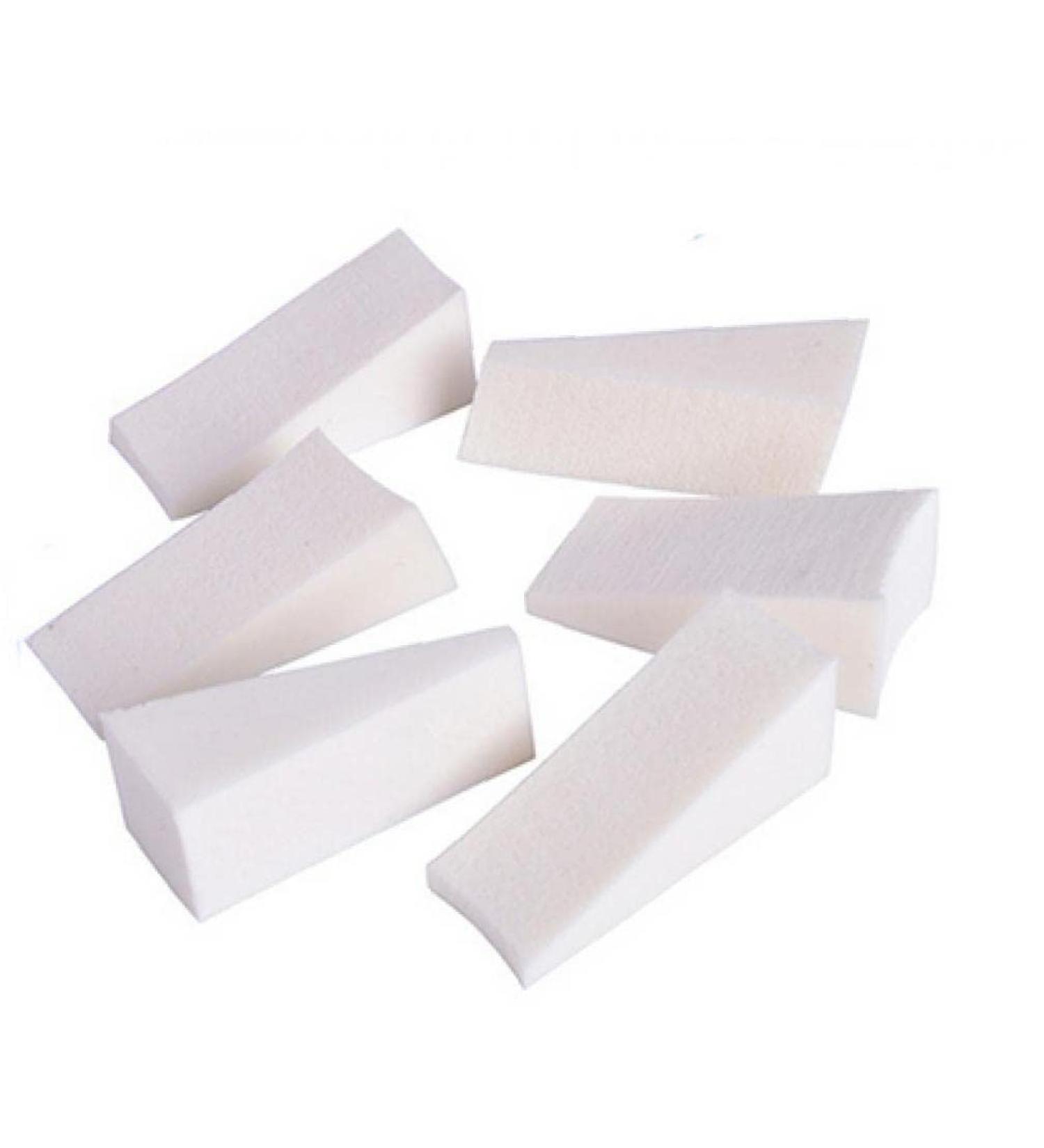 TOSSPER 8 Pieces Nail Art Sponges Makeup Wedges Triangle Shape Sponge Cosmetic Wedges Beauty Tool
