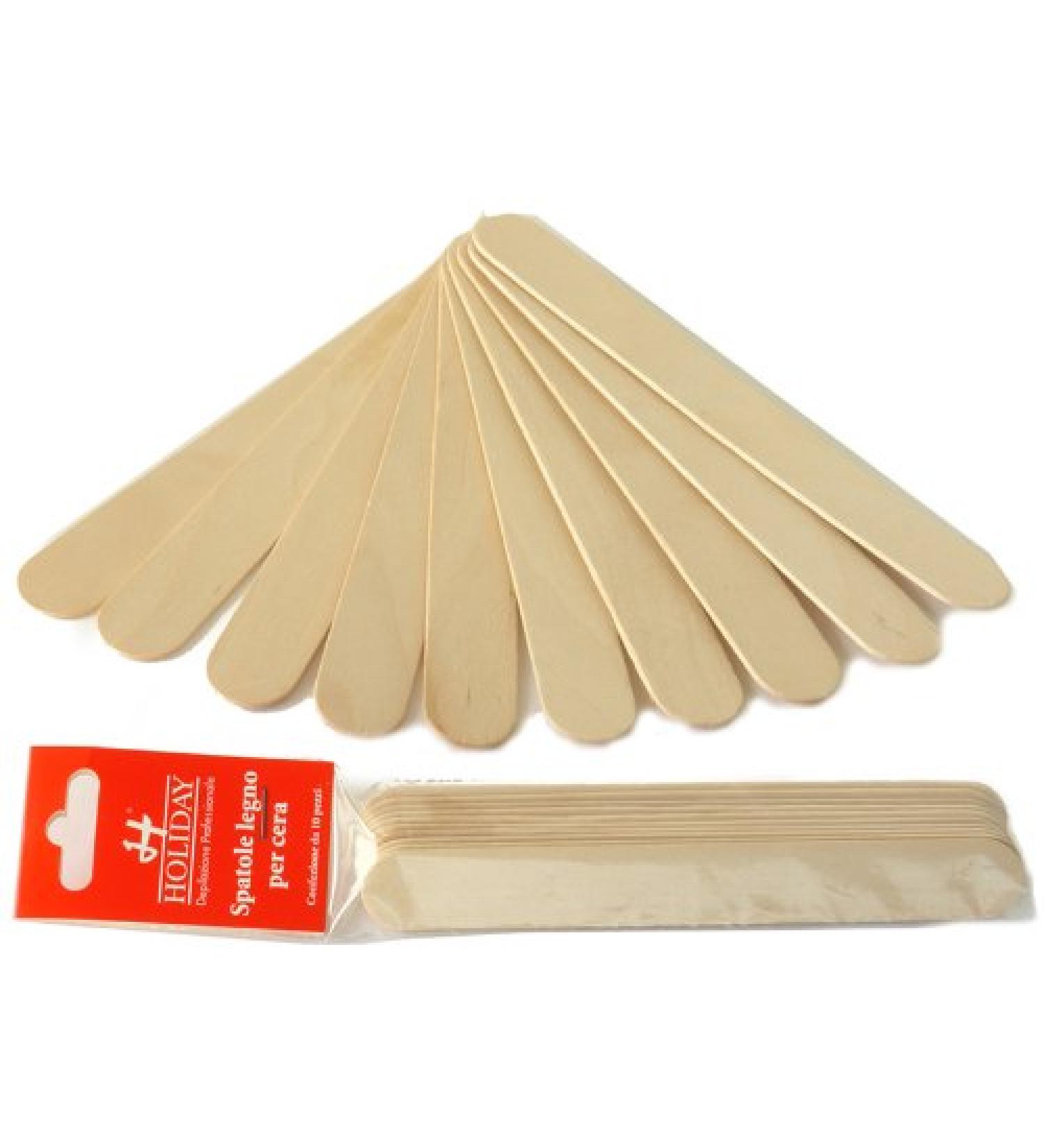 Wood spatula 10 pcs