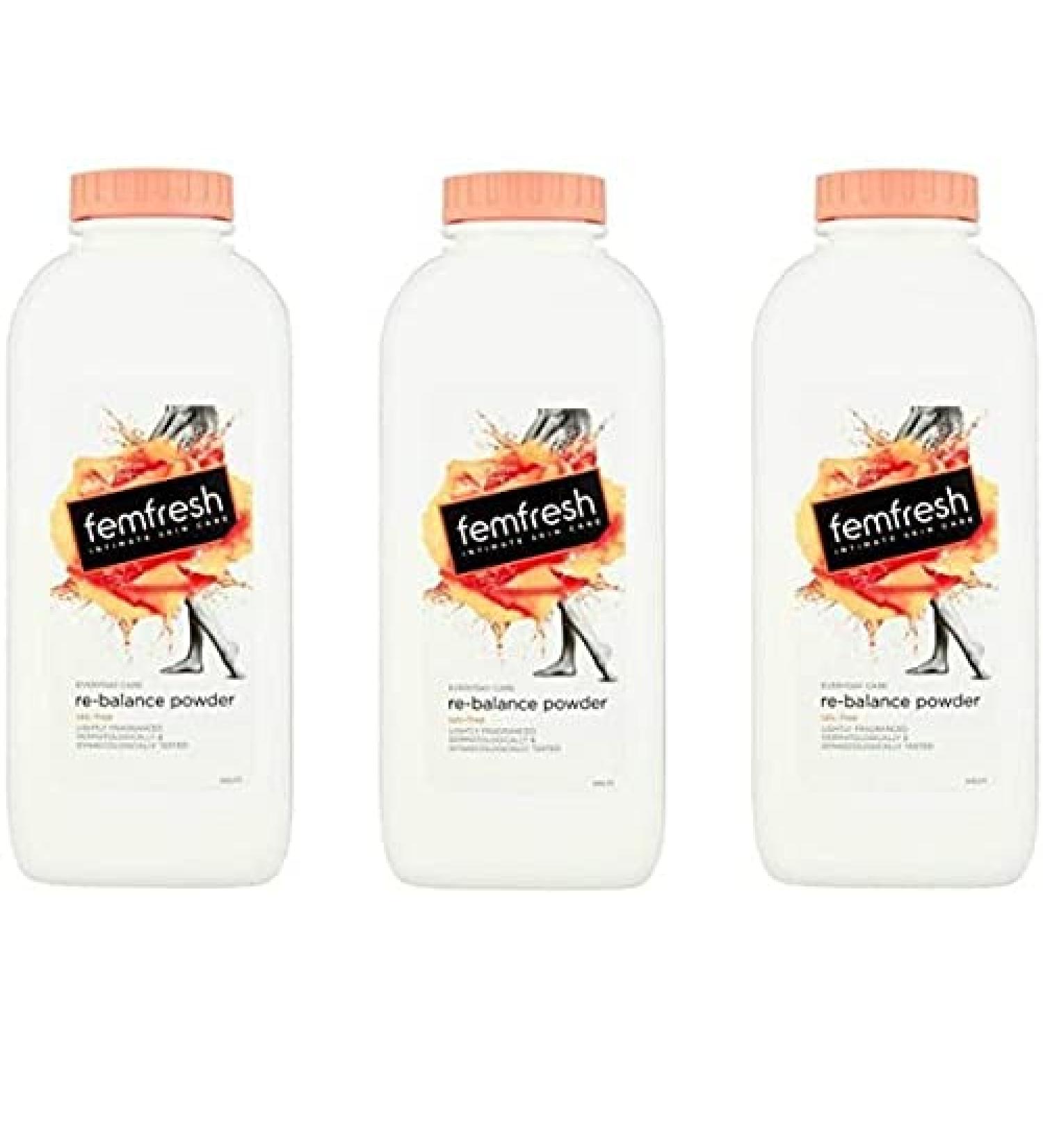 Femfresh FEMFRESH RE-Balance Talcum Free Body Powder 200g (Pack of 3)
