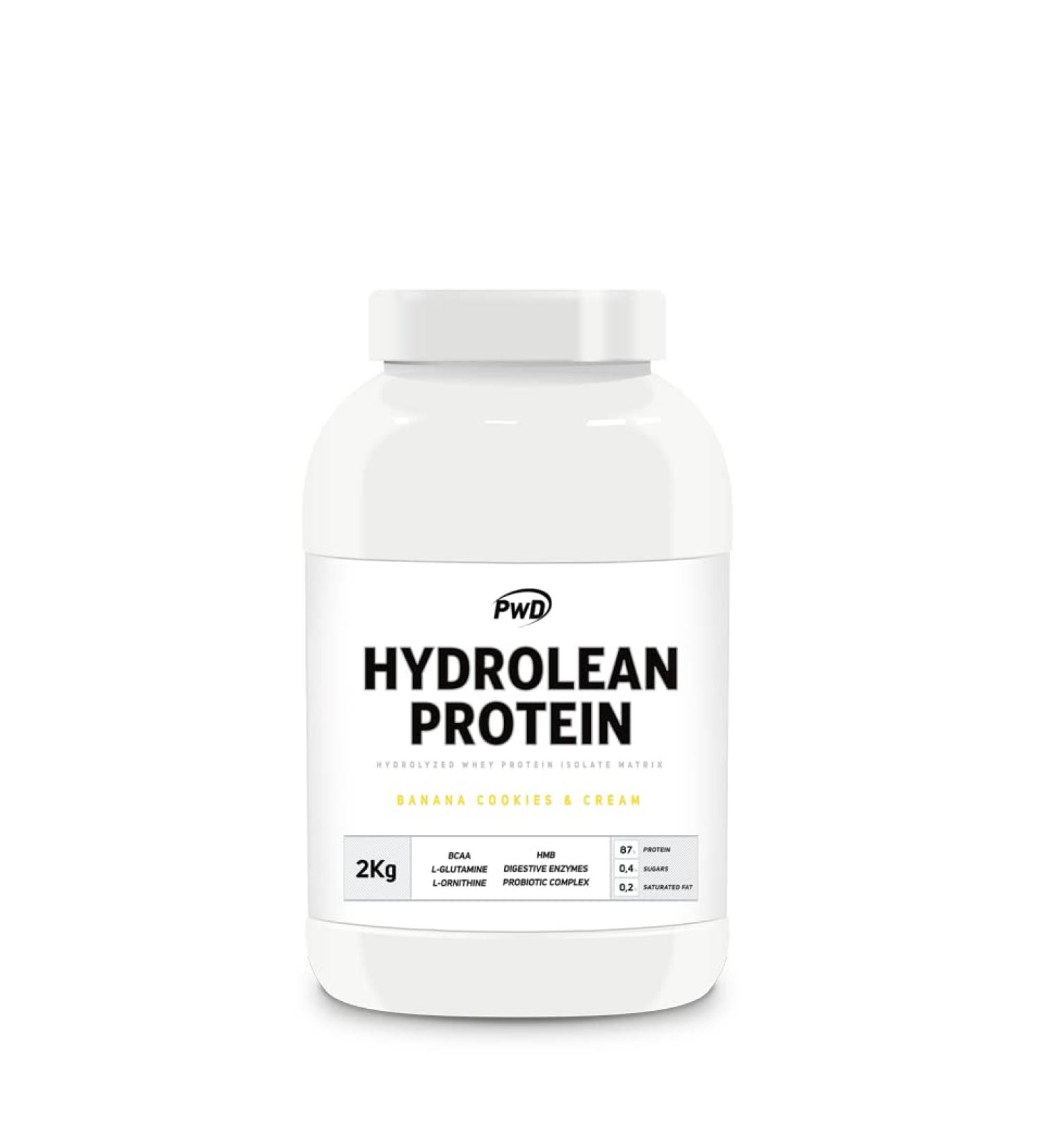PWD Nutrition Hydrolean Protein banana cookies & cream 2 kg