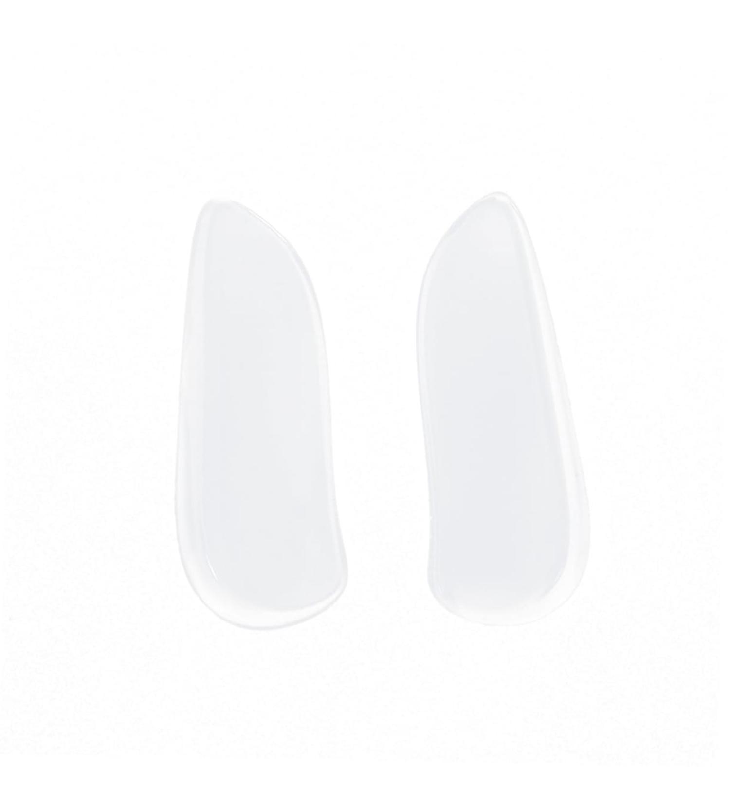2 Pairs Silicone Heel Pads - Correction Inserts for Supination & Pronation - Bow Leg Alignment Wedges - Comfortable Half Insoles for Better Foot Support - Buy Online on GoSupps.com