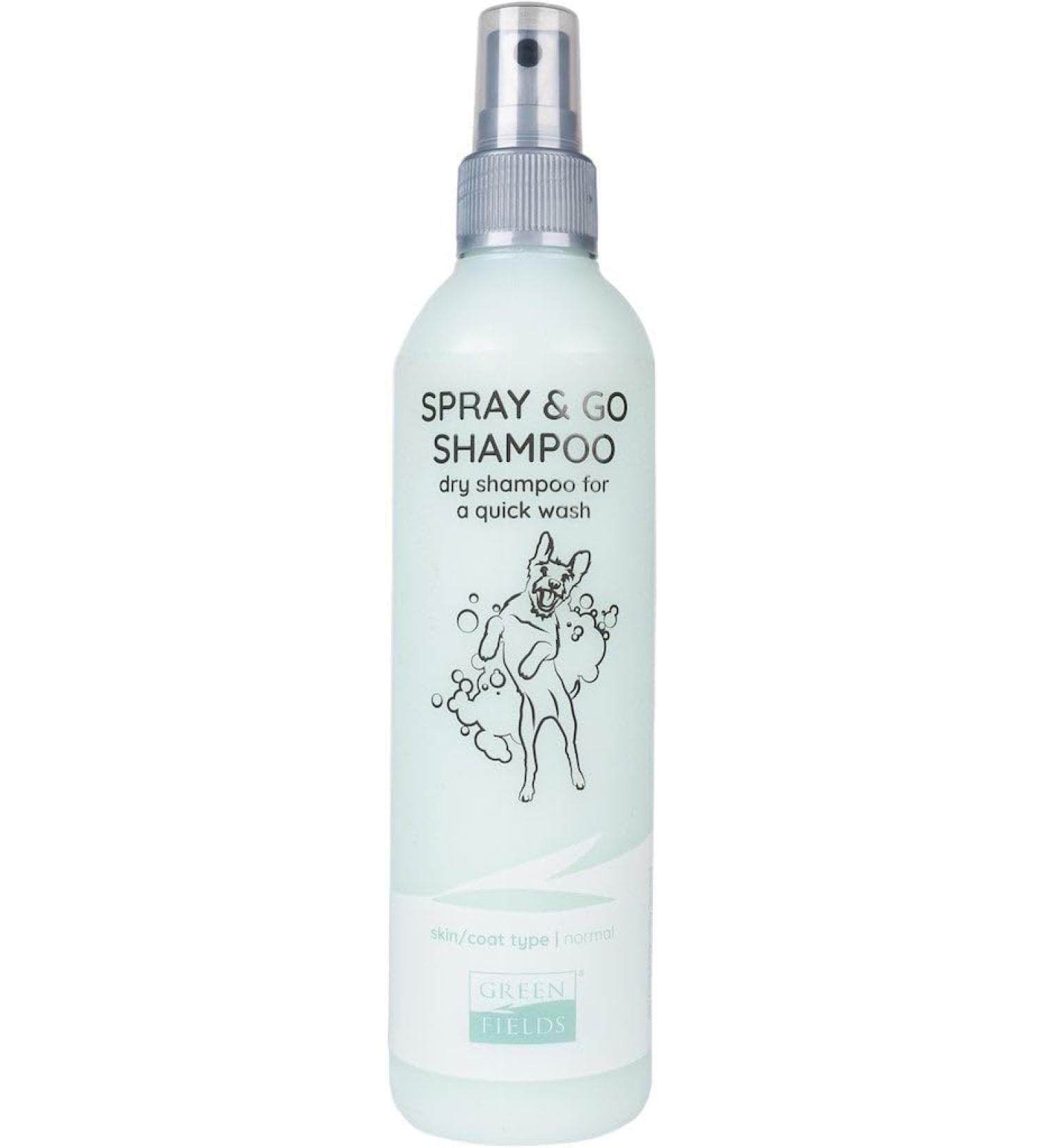 Greenfields Dry Shampoo for Dogs - All Types of Coats - 250 ml - Buy Online on GoSupps.com