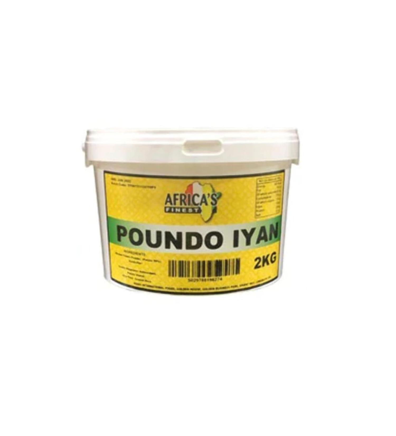 Africa s Finest Poundo Iyan 2kg-Fd