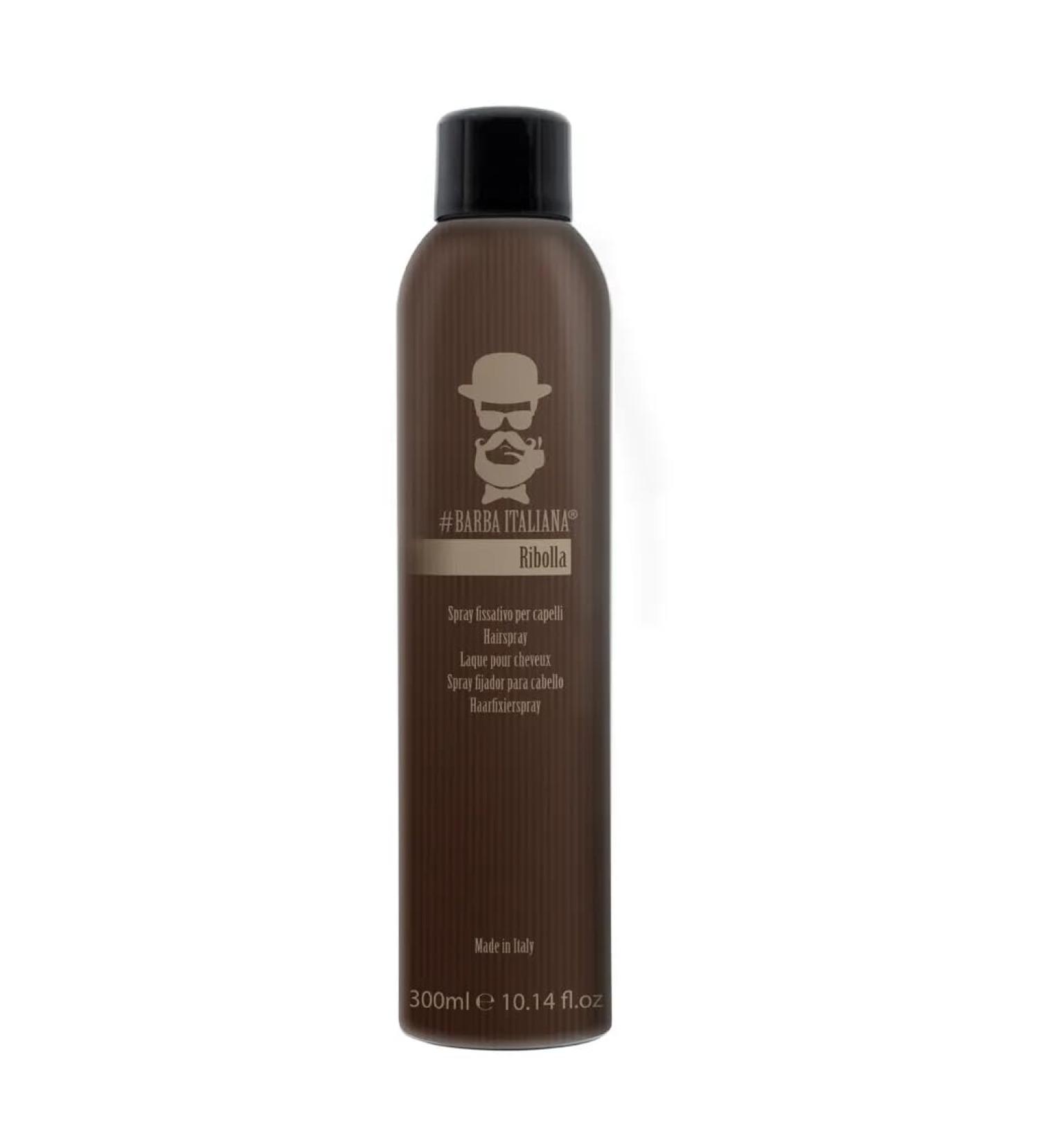 Ribolla Strong Hold Hairspray for Men 300ml/10.14flOz - Durable Control with Natural Finish