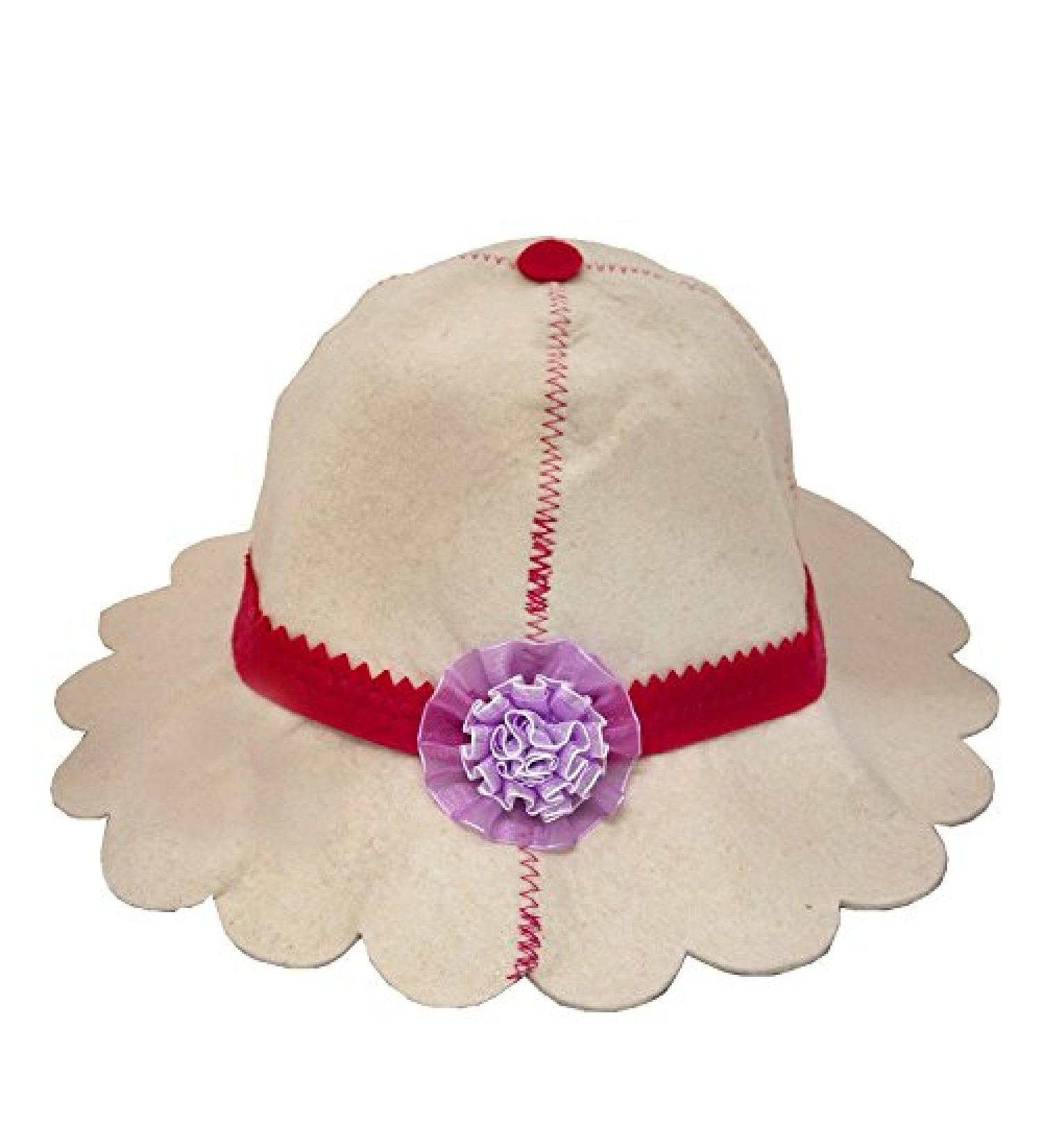 Sauna hat - Panamotschka Panama - (felt cap sauna hat) women
