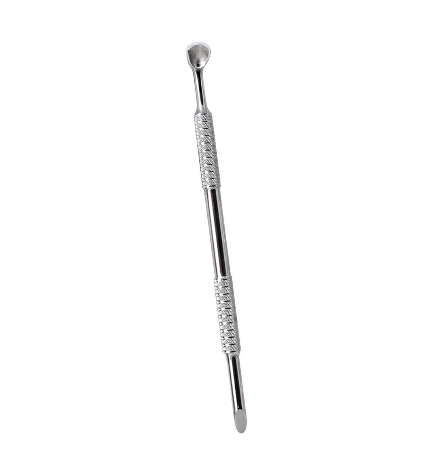 Double-end Durable Cleaner Safe Stain Steel Portable Cuticle Pusher(A) - Buy Online on GoSupps.com