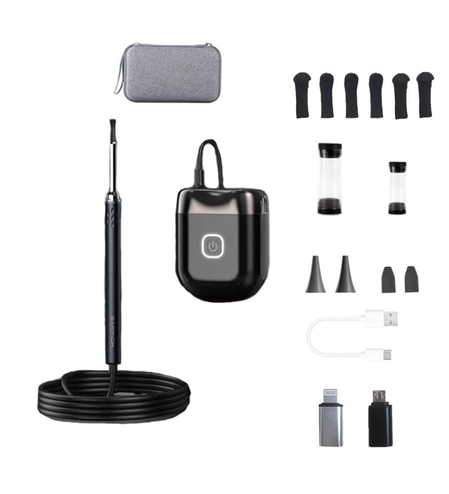 Ear Wax Removal Tool Camera Digital Otoscope Ear Wax Removal Kit Ear Cleaner with Camera and Light Ear Cleaning Kit with Ear Picks Ear Scope Otoscope for iPhone Android 1080P HD