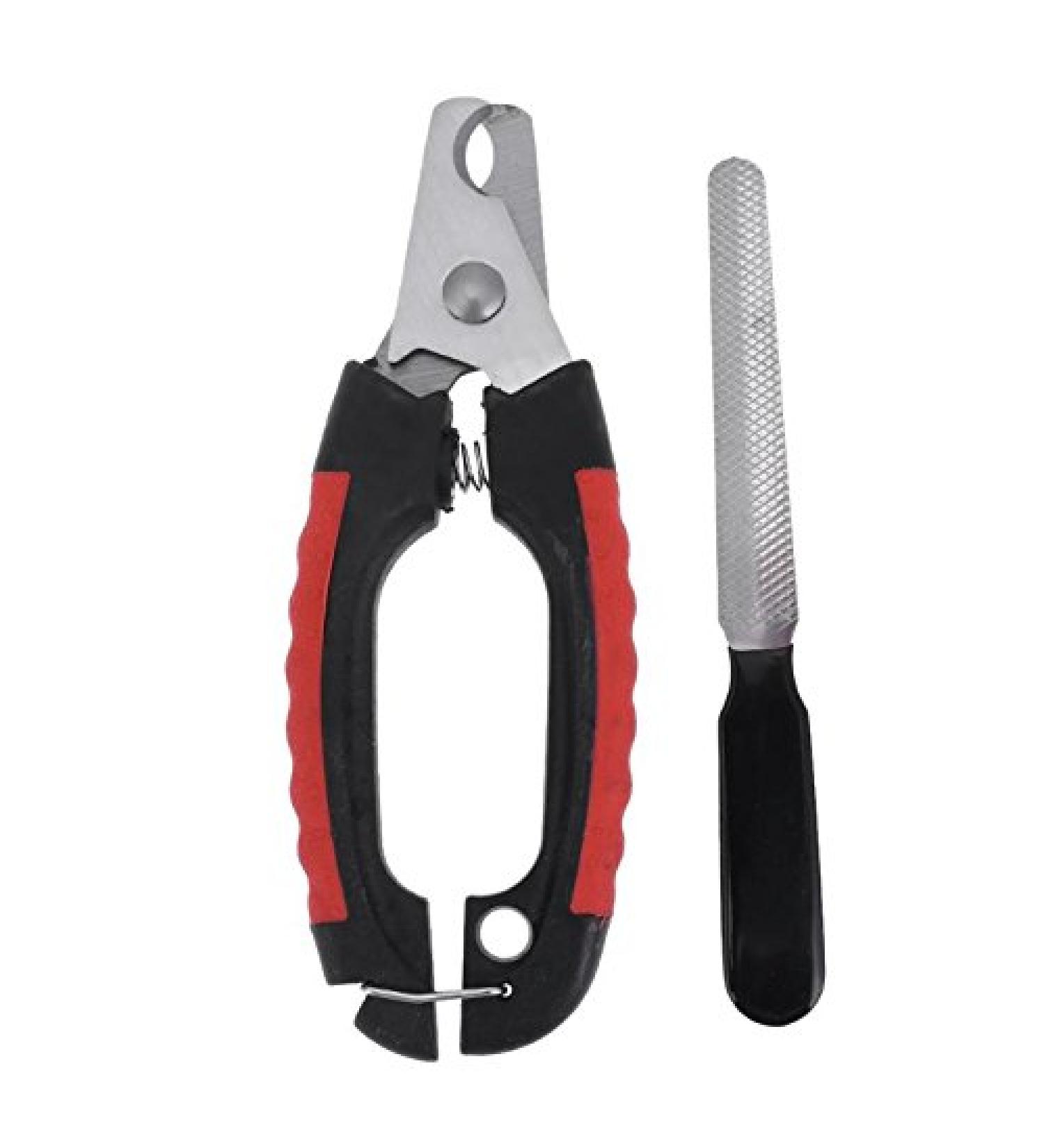 PSGS Pet Cat Dog Nail Clipper Cutter with Sickle Stainless Steel Grooming Scissors Clippers for Pet Claws Dog Supplies (Color : with File Size : 16cm) 16cm With File - Buy Online on GoSupps.com