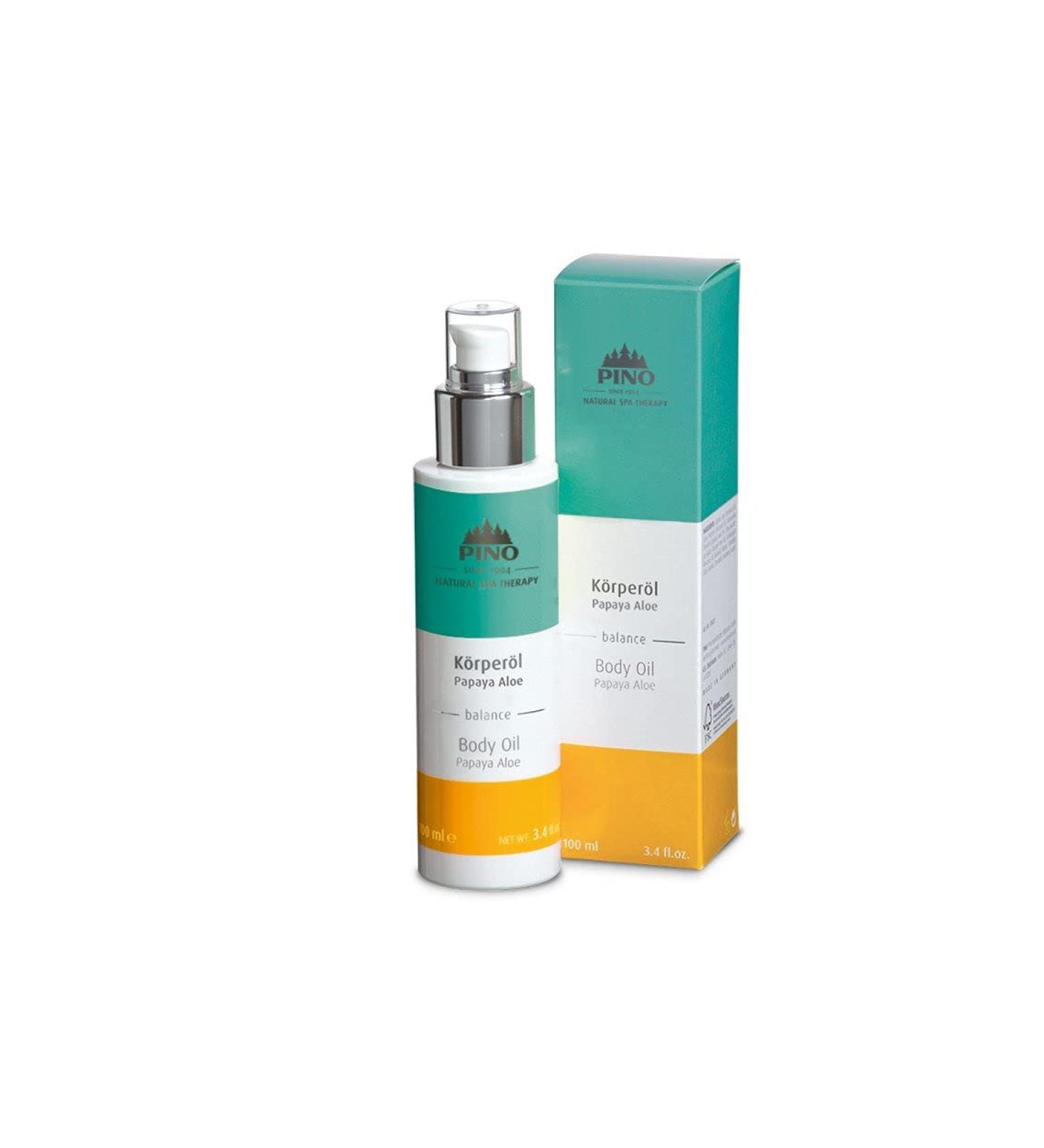 Pino Body Oil - Papaya & Aloe 100ml | Nourishing Moisturizer for All Skin Types | International Shipping - Buy Online on GoSupps.com