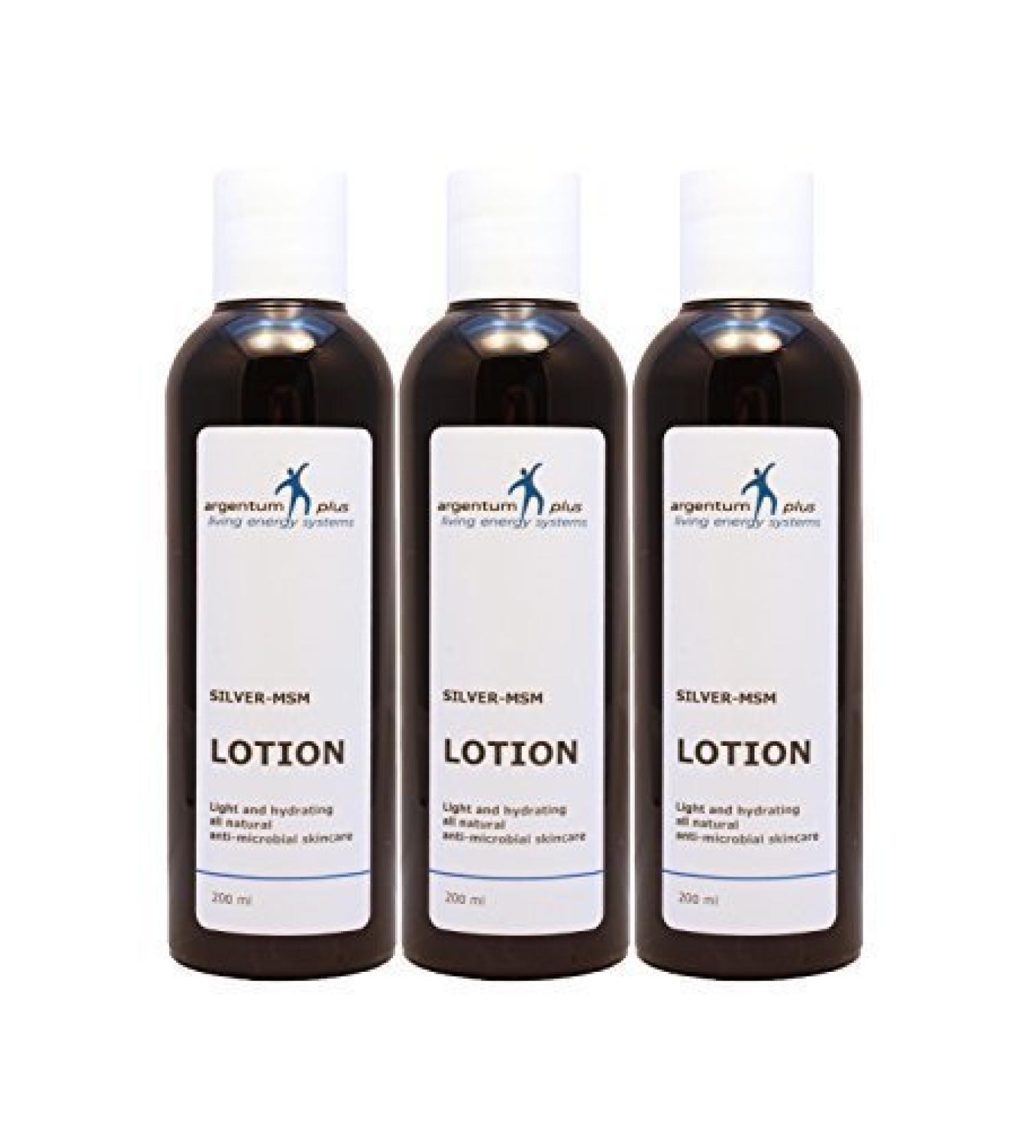 Silver MSM Lotion 3 x 200 ml