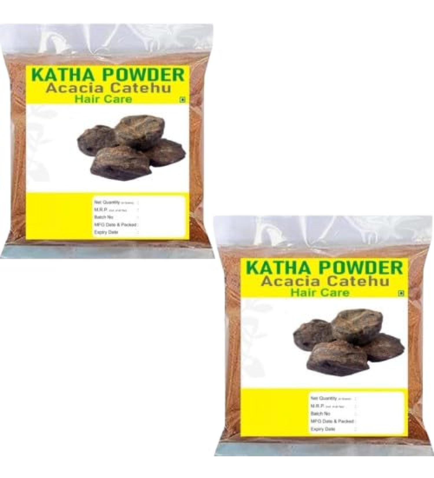 (50gm Each.) Pure Brown Katha Powder - 3.52Ounce / 100gram Pack of 2 - Buy Online on GoSupps.com