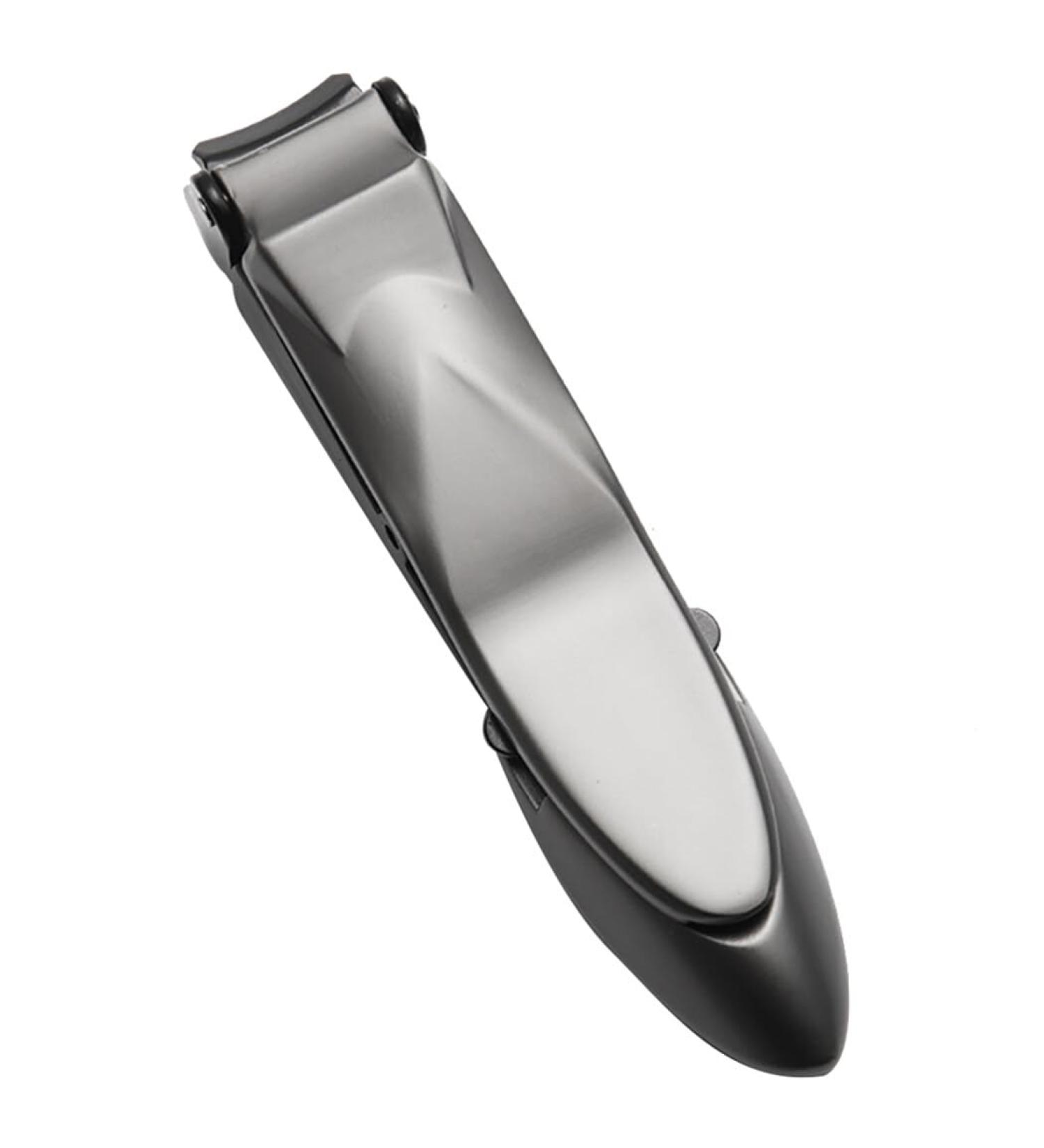 Splash-Proof Stainless Steel Nail Clipper - Ergonomic Nail Cutter - Suitable for Home Use & Available in 5 Colors for both Toenail and Fingernail Clipping - Buy Online on GoSupps.com
