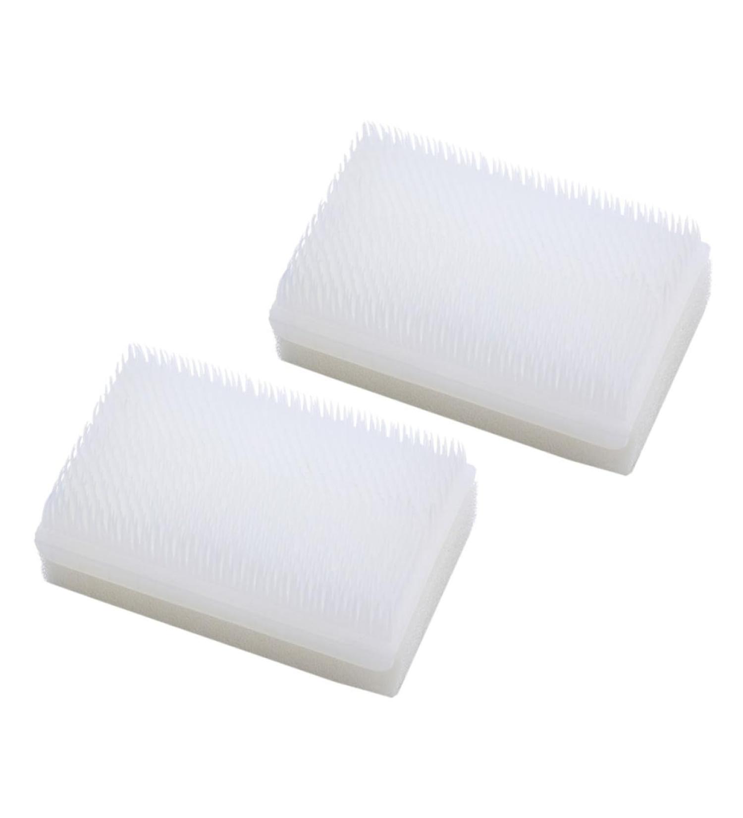 Ciieeo 2-St Brush Sponge for Sensory Play & Nail Care | Weight Vest & Surgical Scouring Brush | White Plastic 8x4.7cm - International Shipping Available - Buy Online on GoSupps.com
