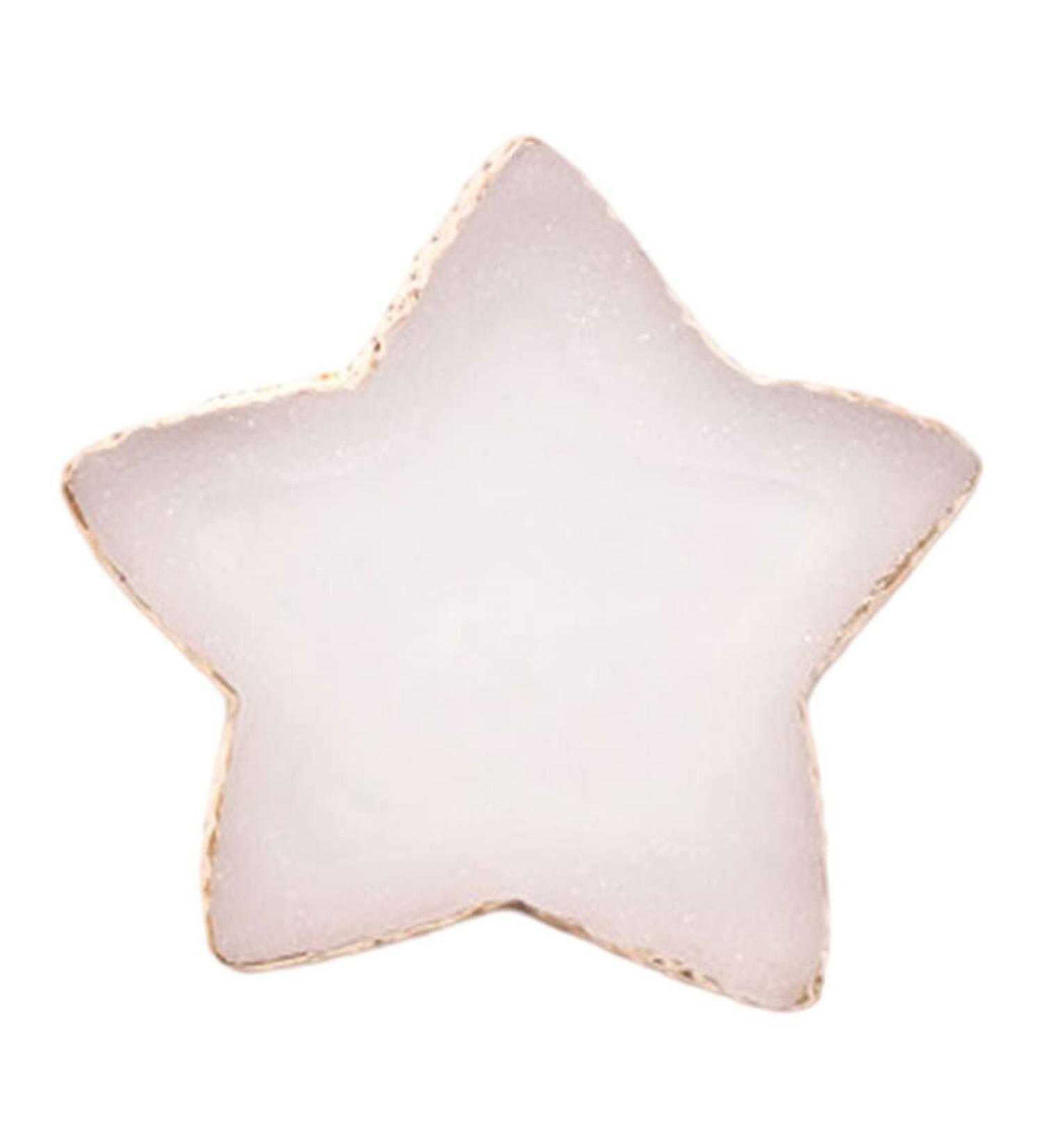 Resin Nail Art Palette Star Shaped Painting Color Mixing Plate Cosmetic Mixing Tools White Nail Tech Supplies - Buy Online on GoSupps.com