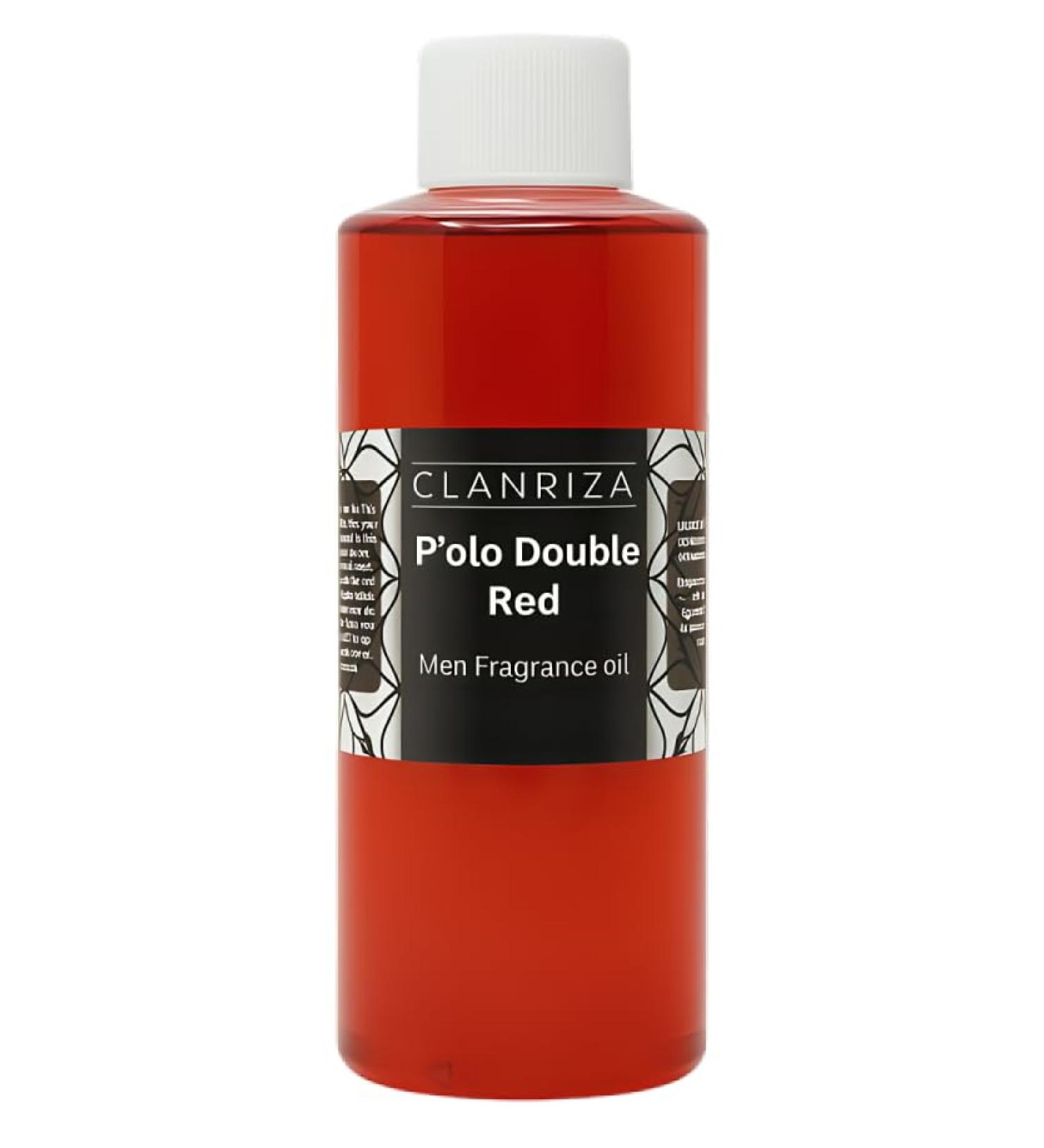 CLANRIZA P'olo Double Red Fragrance Body Oil - Pure & Natural Long-Lasting Perfume for Men - Scented Oil for Skin - All-Day Fragrance & Body Care - Ideal Gift 4 Fl Oz - Buy Online on GoSupps.com